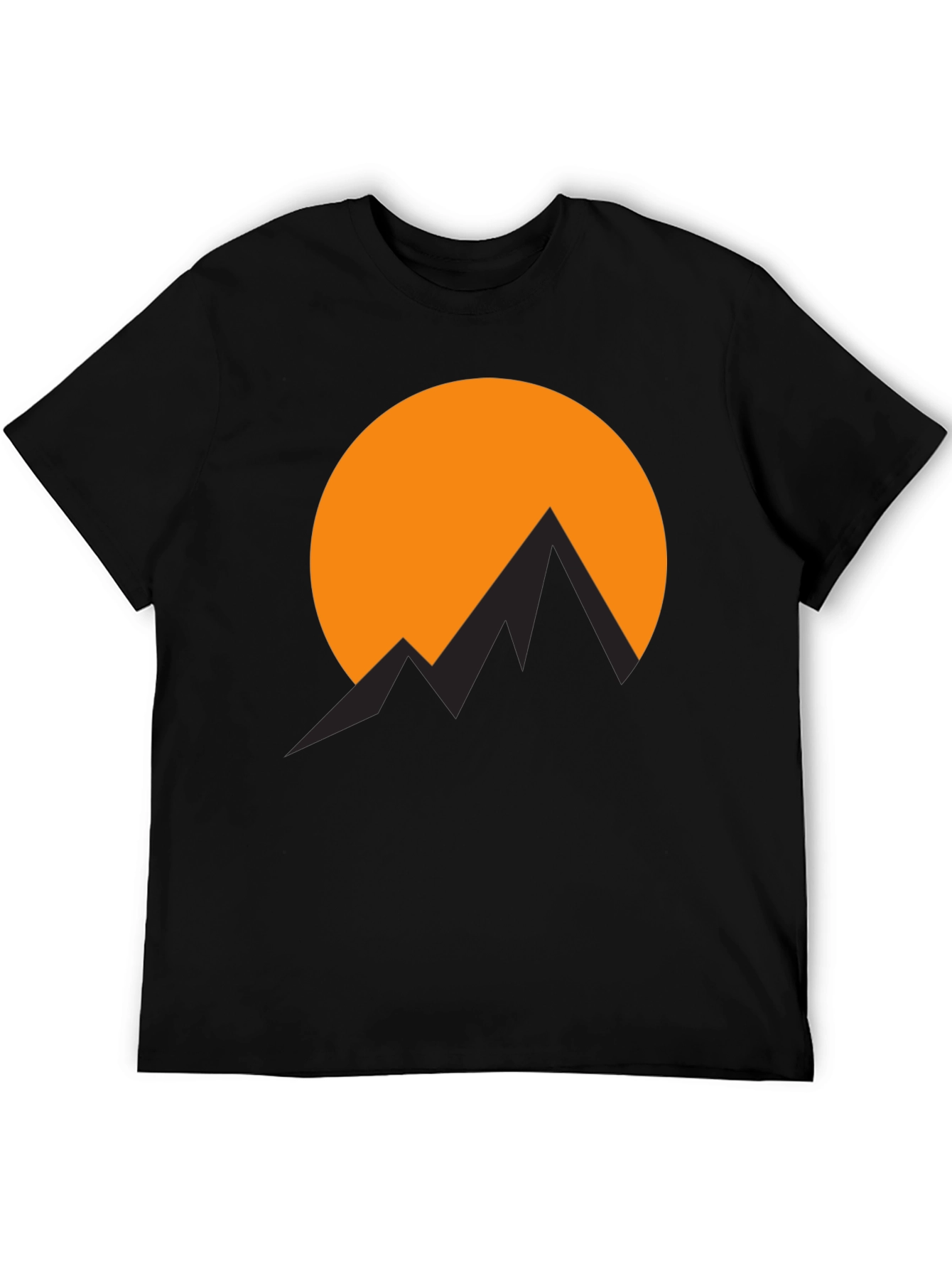 Black Mountain Sunset Graphic T-Shirt - Adventure Awaits view 5