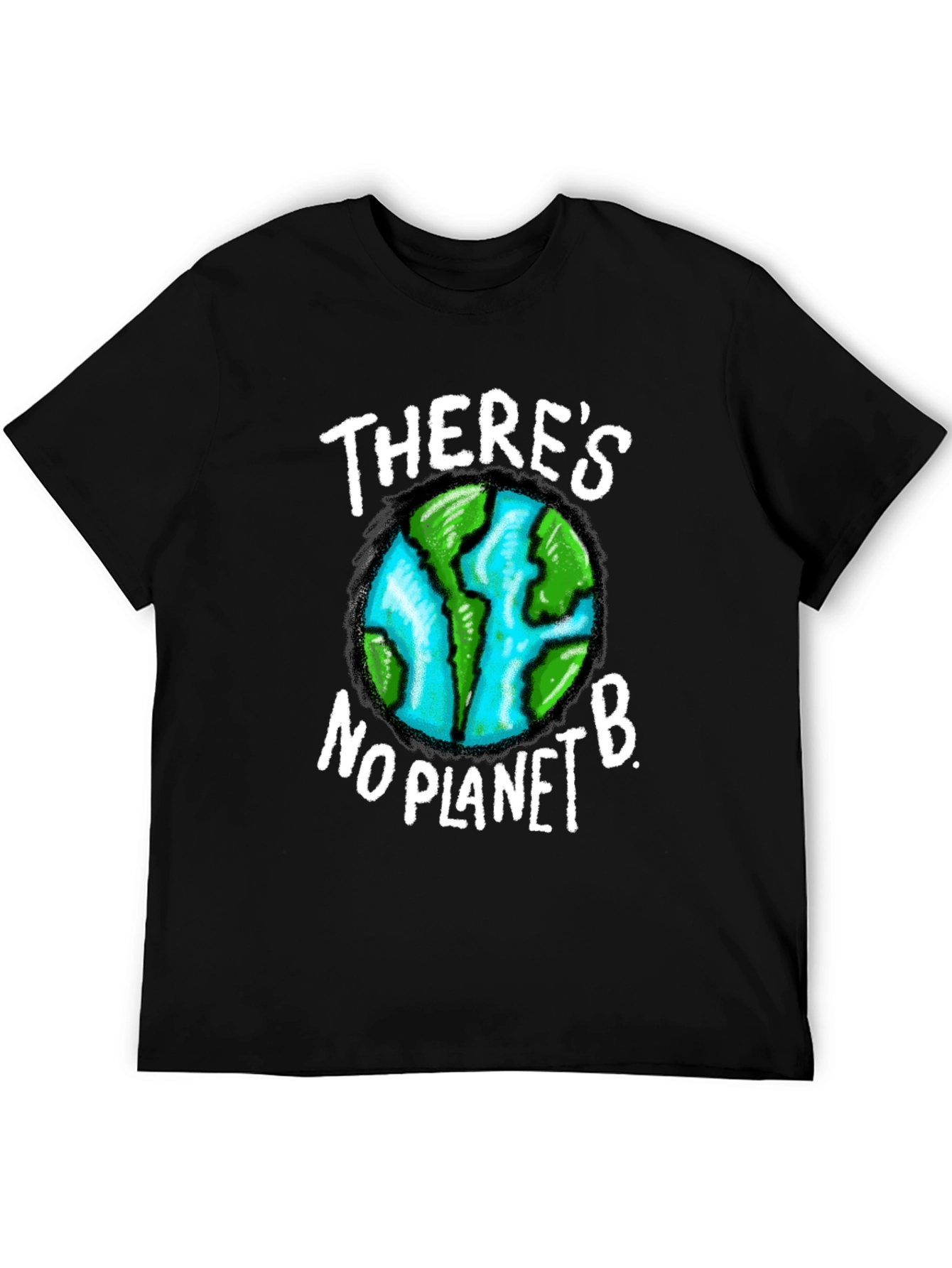 Black There's No Planet B Graphic T-Shirt view 5