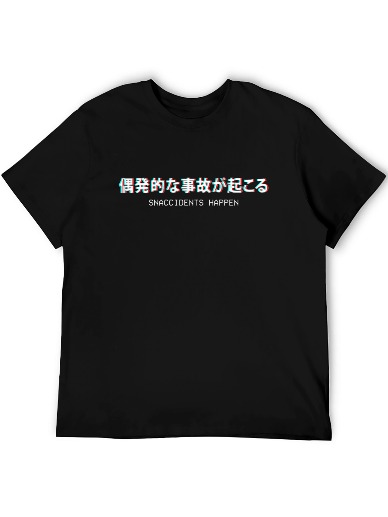 Black Snaccidents Happen Graphic T-Shirt - Black view 5