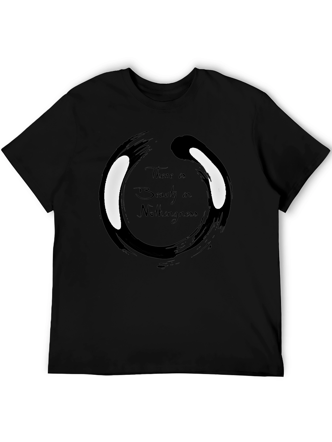 Black Beauty in Nothingness Black T-Shirt view 5