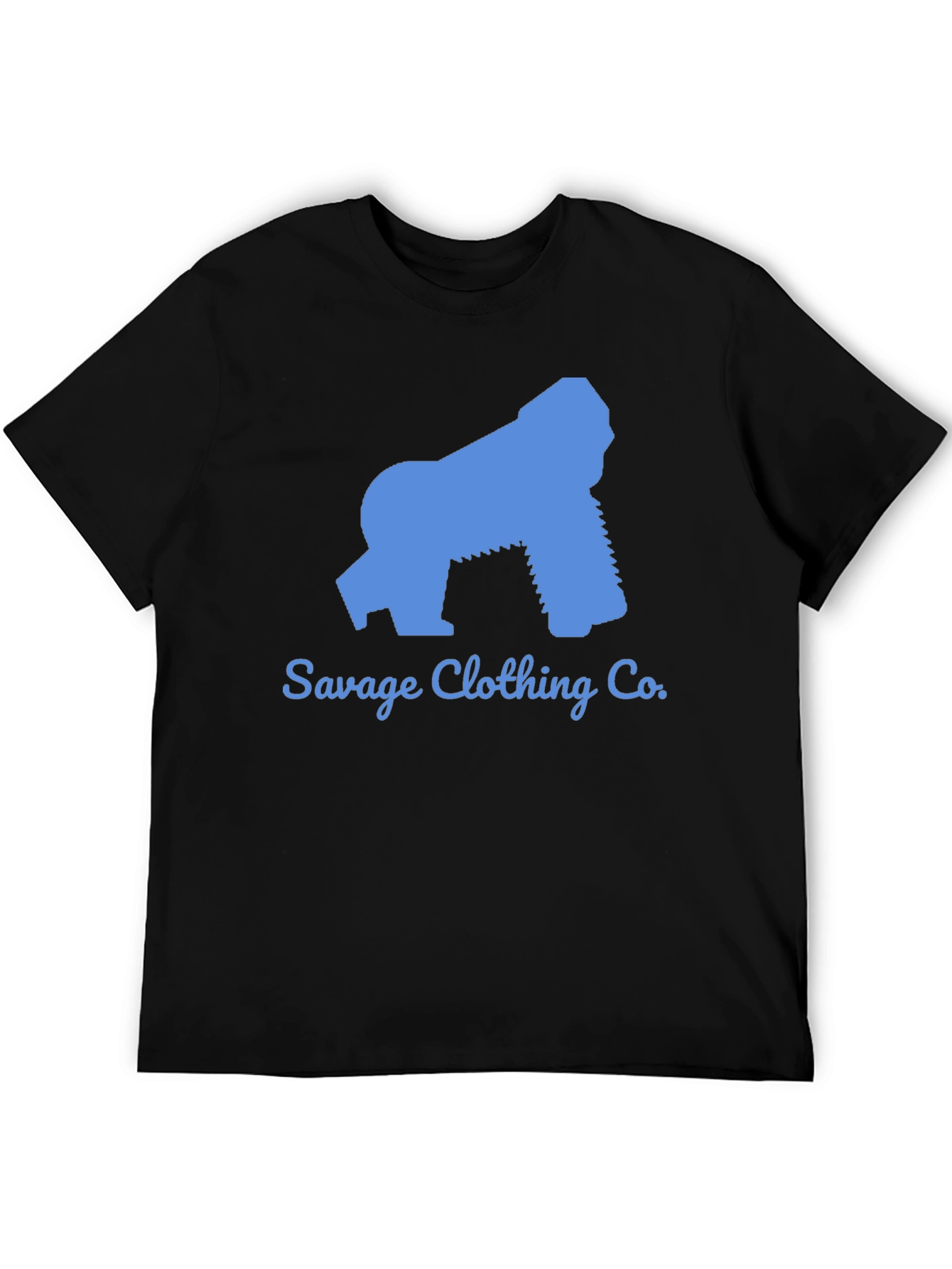 Black Savage Clothing Co. Gorilla Graphic Tee - Black view 5