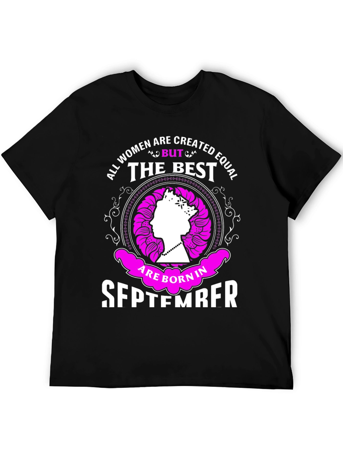 Black Best Women Are Born In September T-Shirt view 5