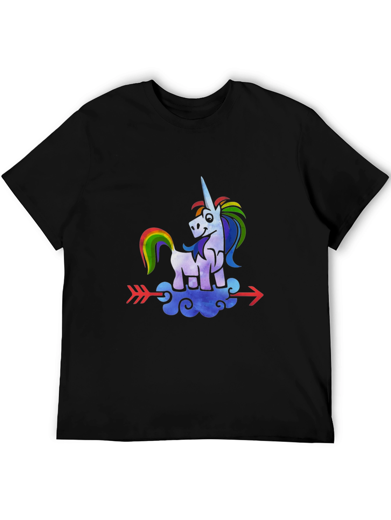 Black Unicorn Arrow T-Shirt view 5