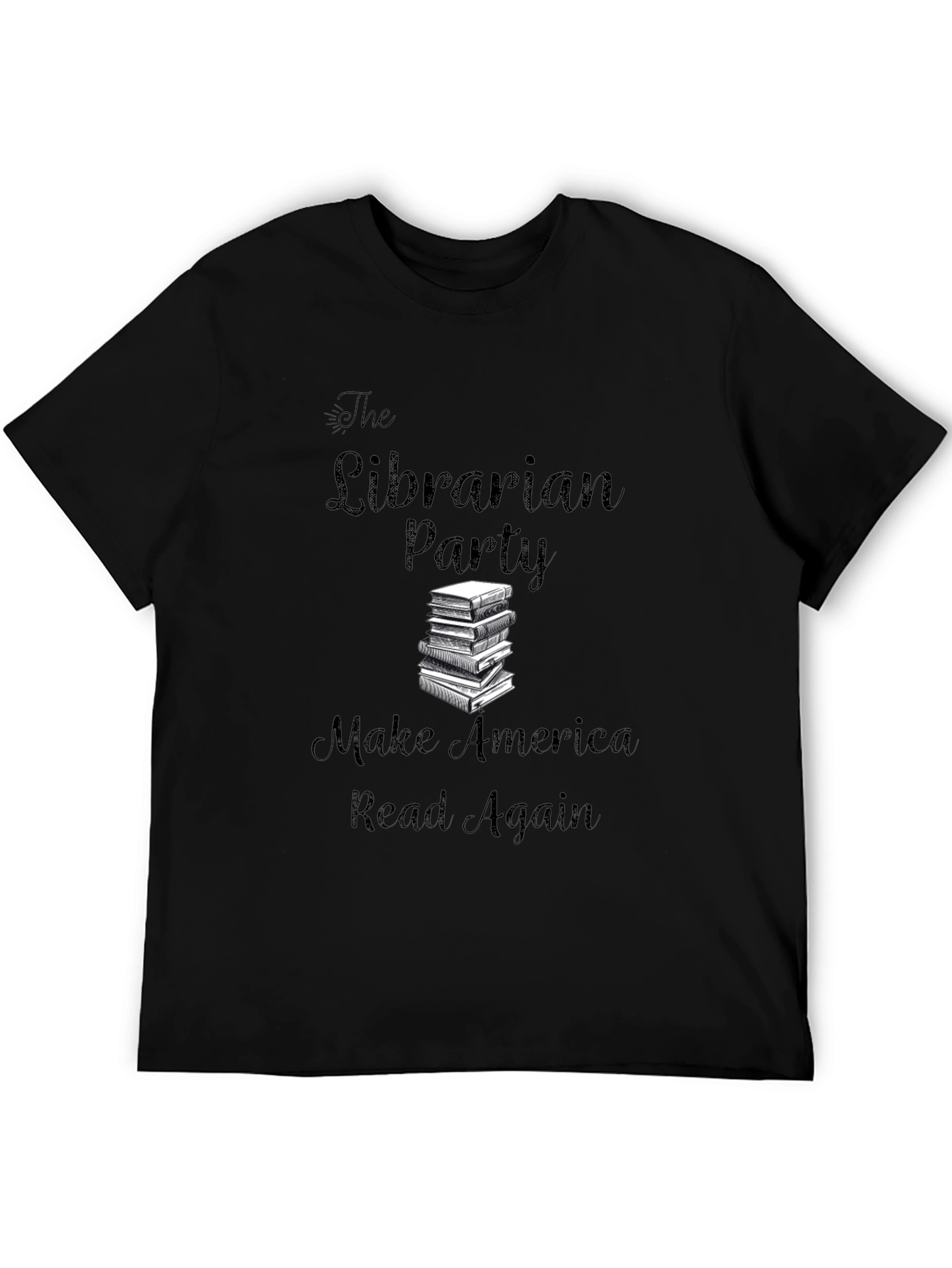 Black Librarian Party T-Shirt: Make America Read Again! view 5