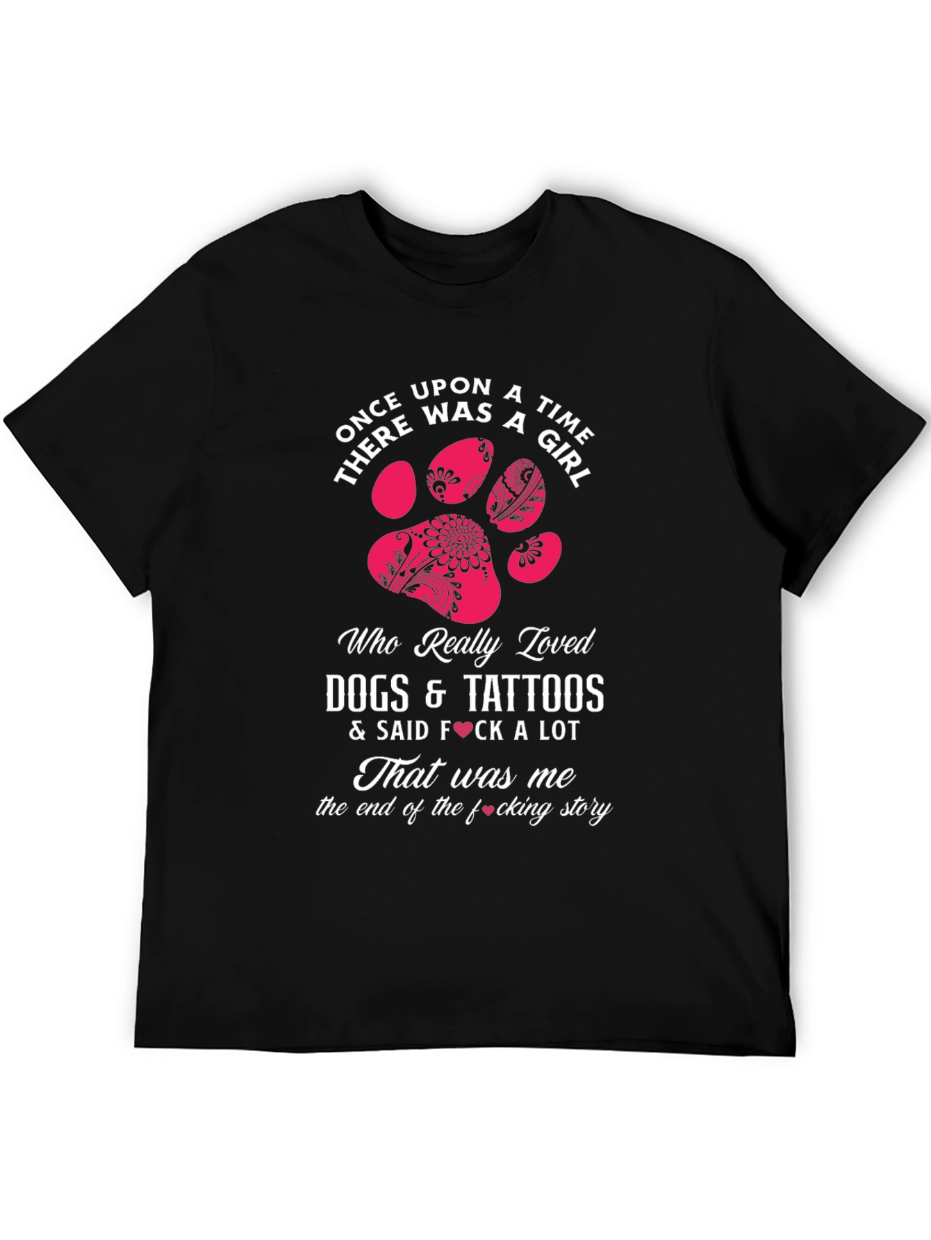 Black Dog & Tattoo Lover T-Shirt - Once Upon A Time view 5