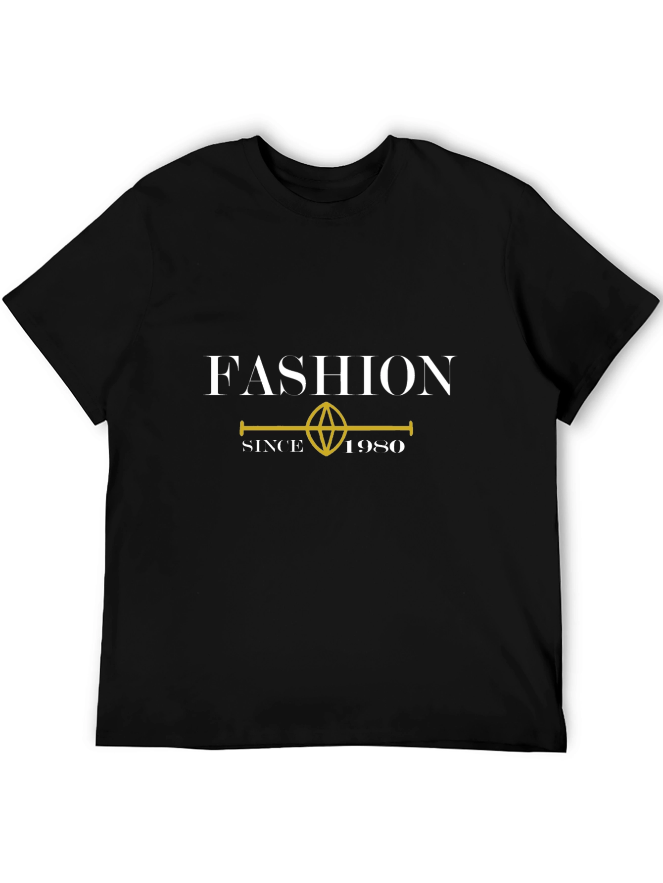 Black Fashion Since 1980 T-Shirt view 5