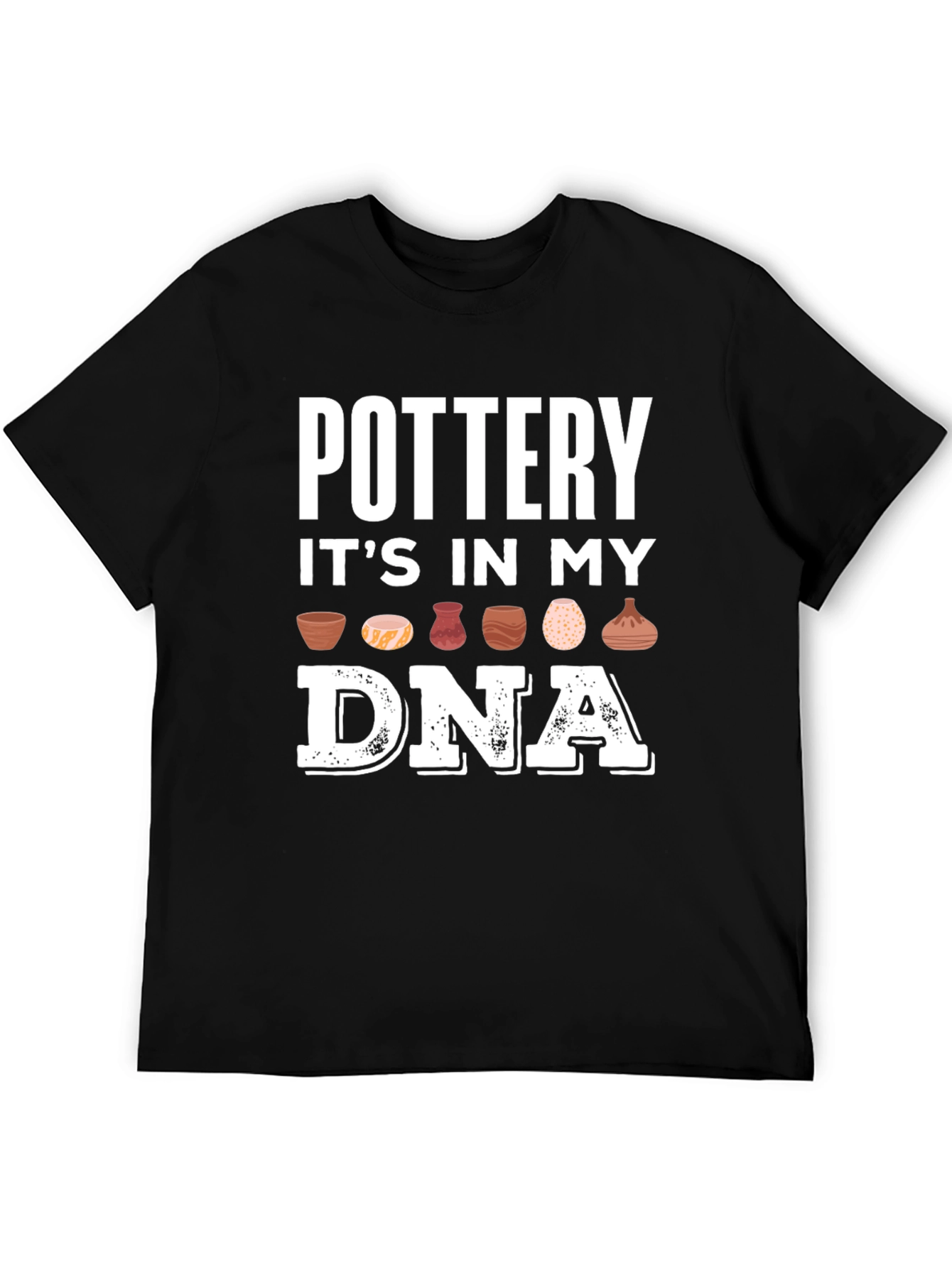 Black Pottery In My DNA T-Shirt - Crafting Apparel view 5