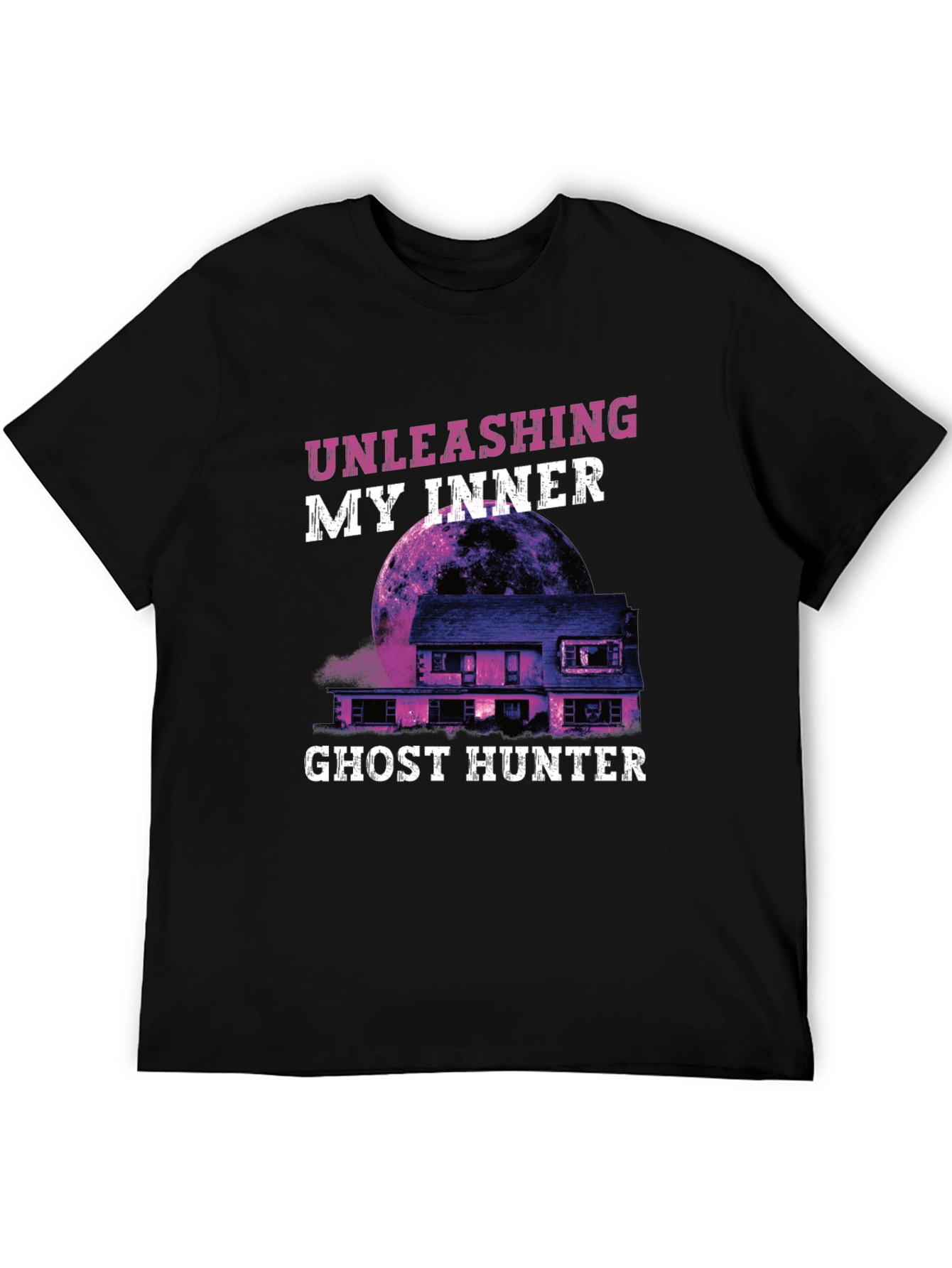Black Ghost Hunter Graphic Tee view 5
