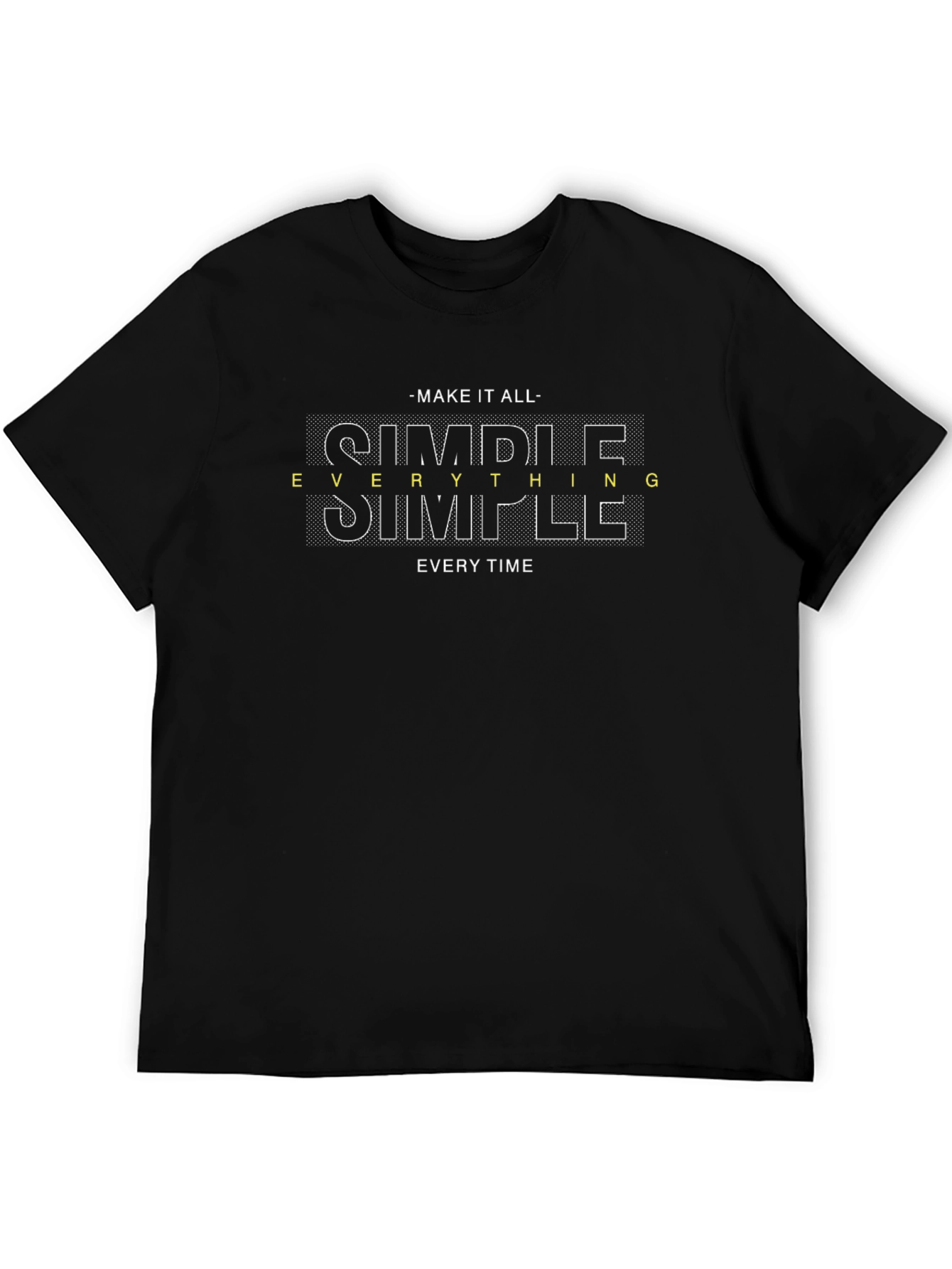 Black Make It All Simple T-Shirt view 5