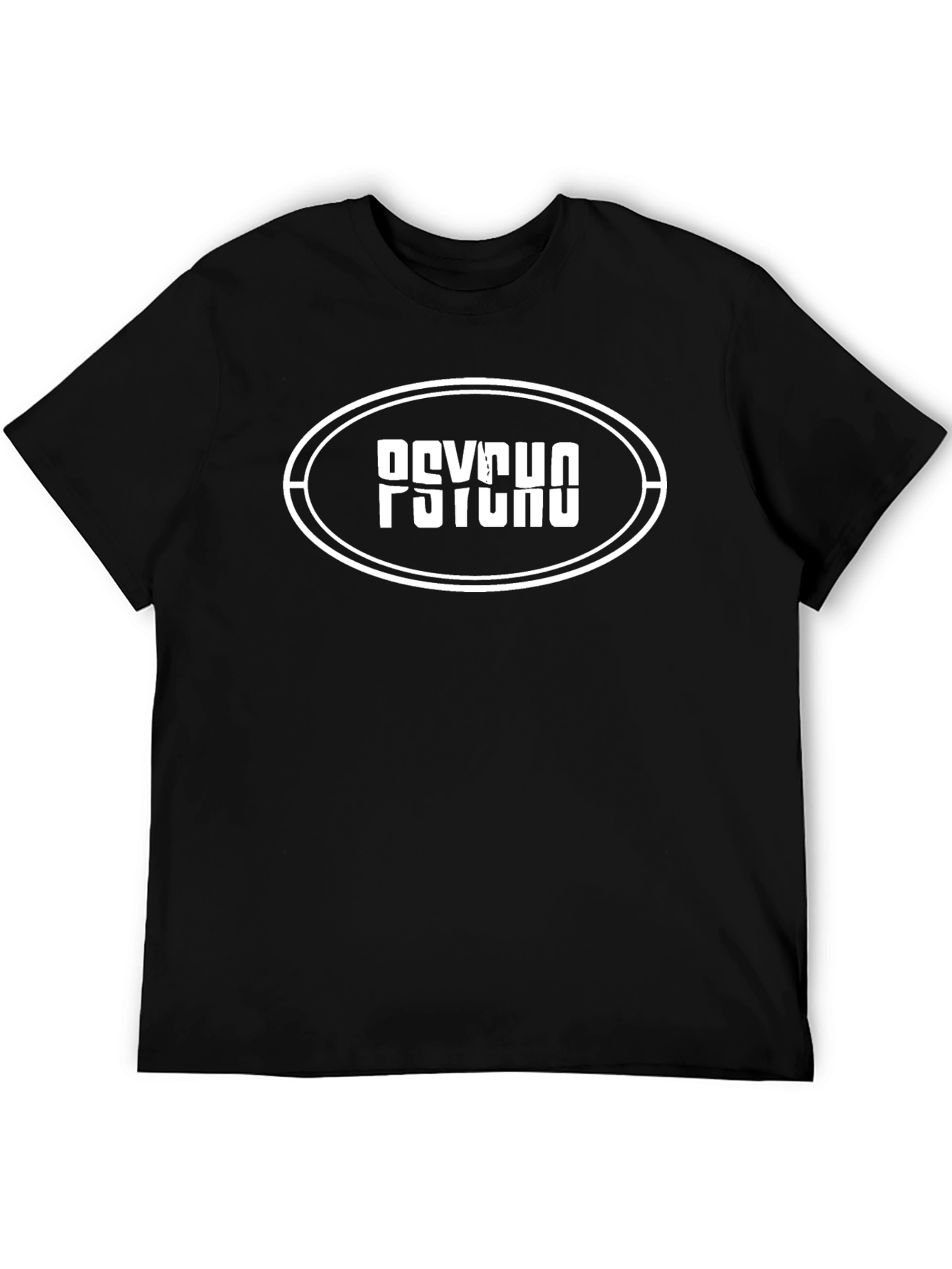 Black Psycho Graphic Tee - Black view 5