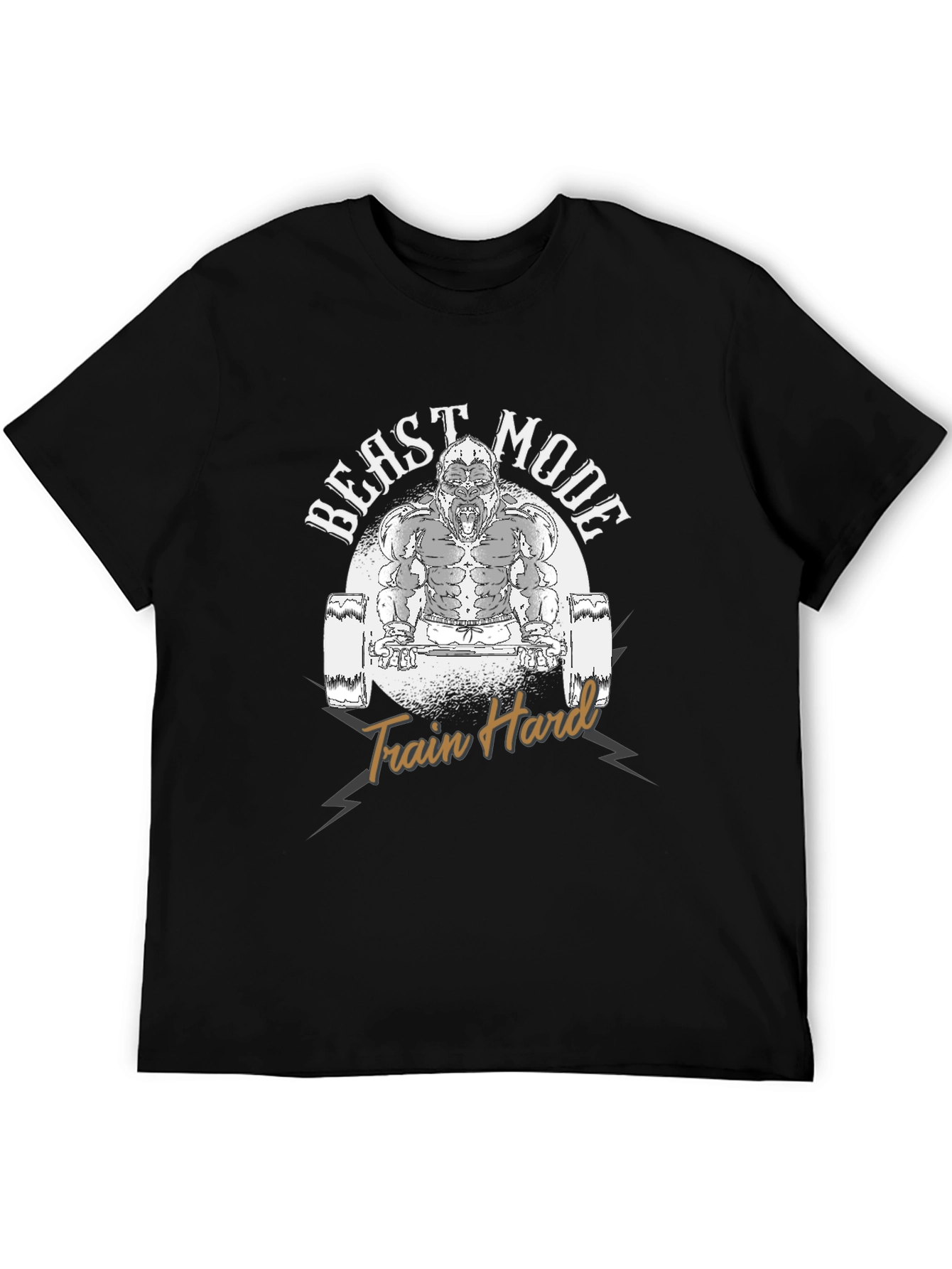 Beast Mode Gorilla Graphic T-Shirt - 5