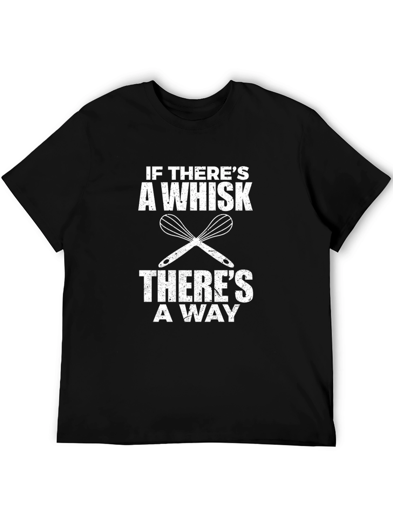 Black If There's A Whisk T-Shirt view 5