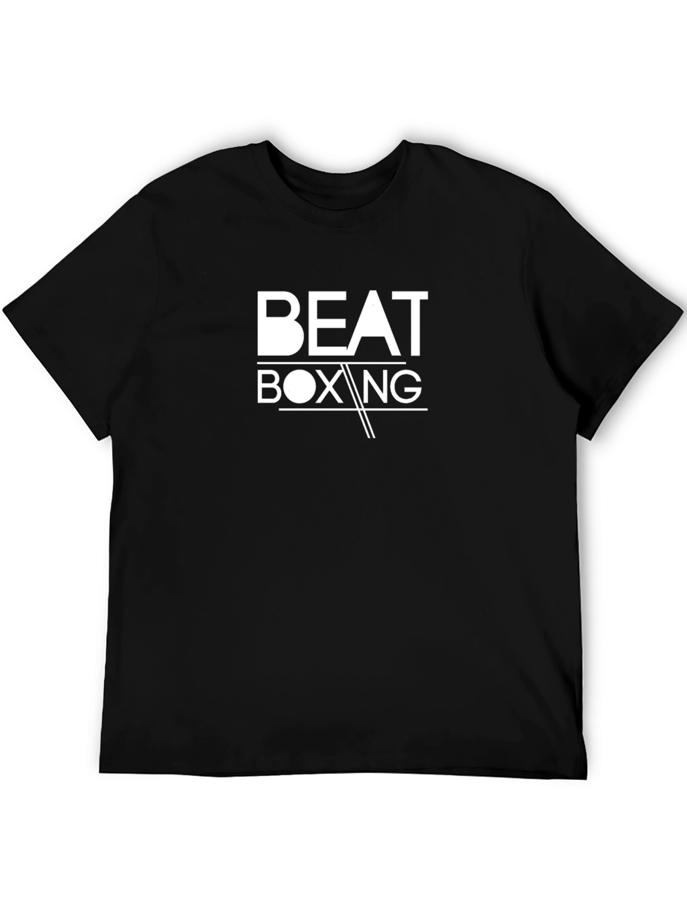 Black Beat Boxing T-Shirt - Trendy Music Lover Tee view 5