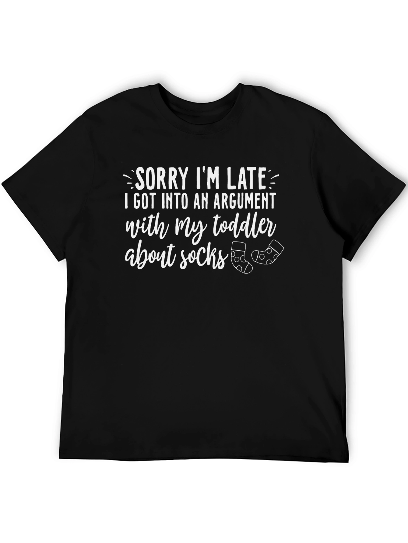 Funny Toddler Argument Graphic Tee - 5