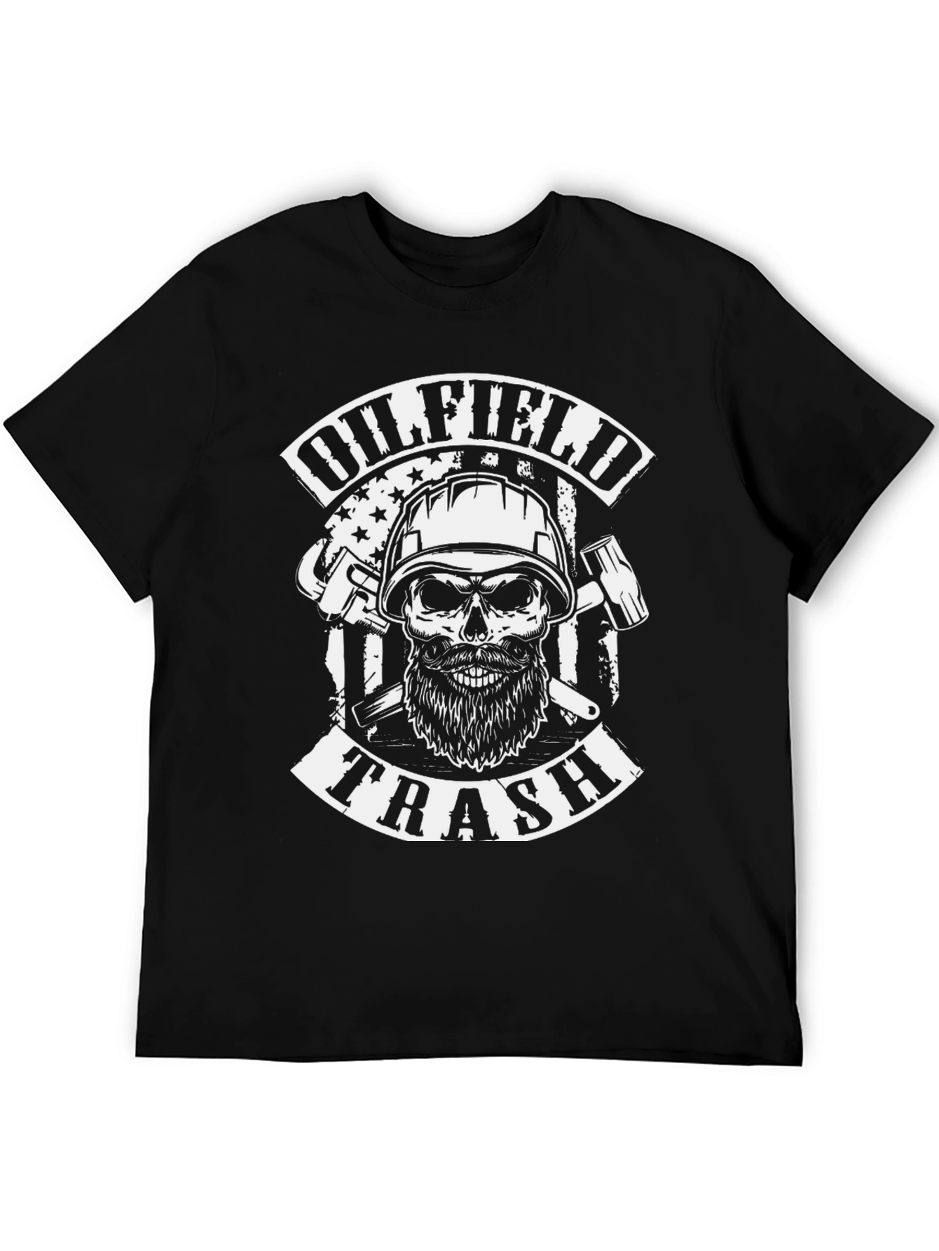 Black Oilfield Trash Graphic Tee view 5
