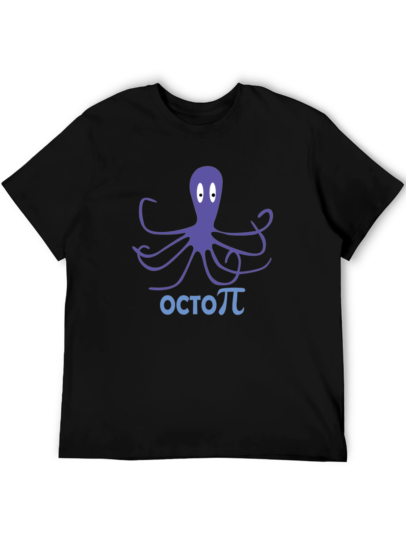 Black Octopi Tee - Funny Math Pun T-Shirt view 5