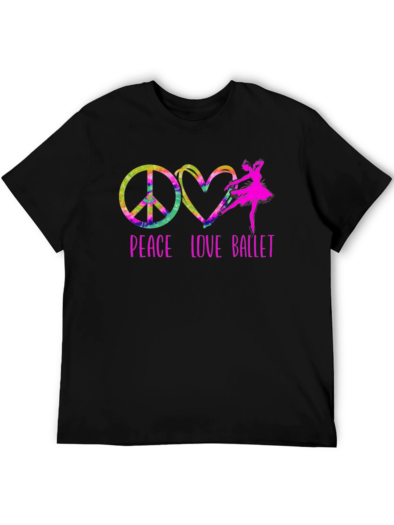Peace Love Ballet Graphic T-Shirt - 5