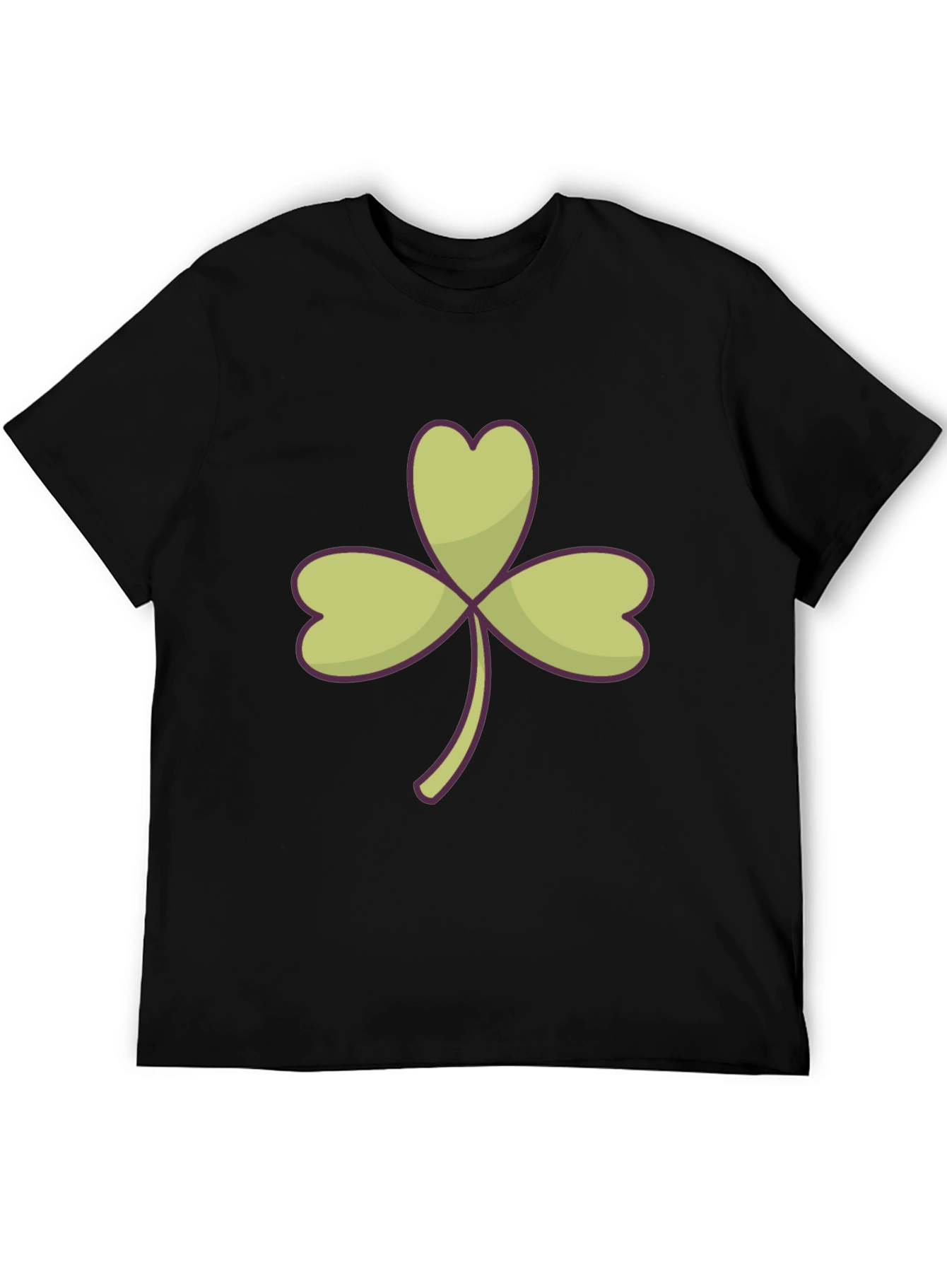 Black Shamrock Graphic Tee - Lucky St. Patrick's Day Shirt view 5