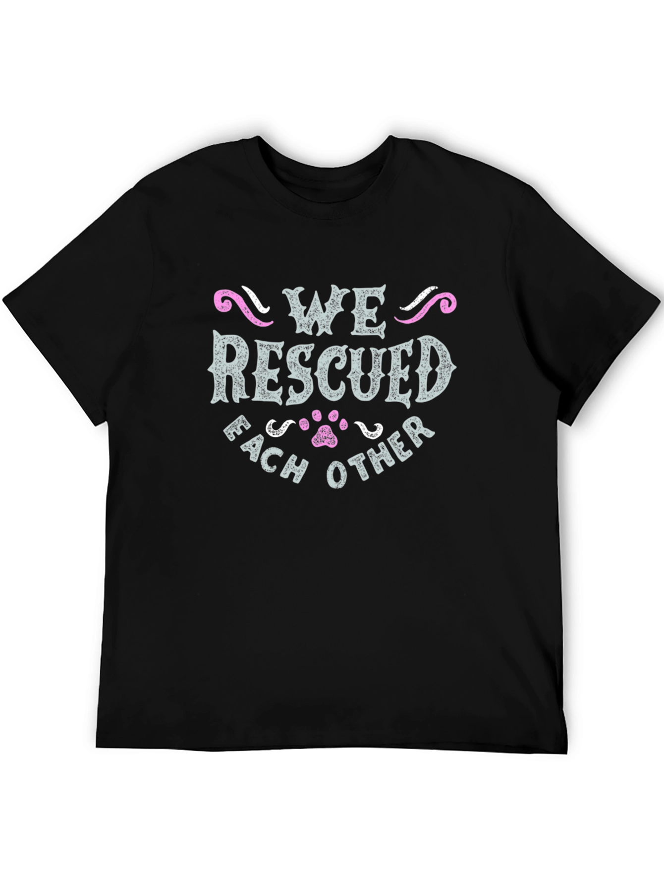 We Rescued Each Other Graphic Tee - Black - 5