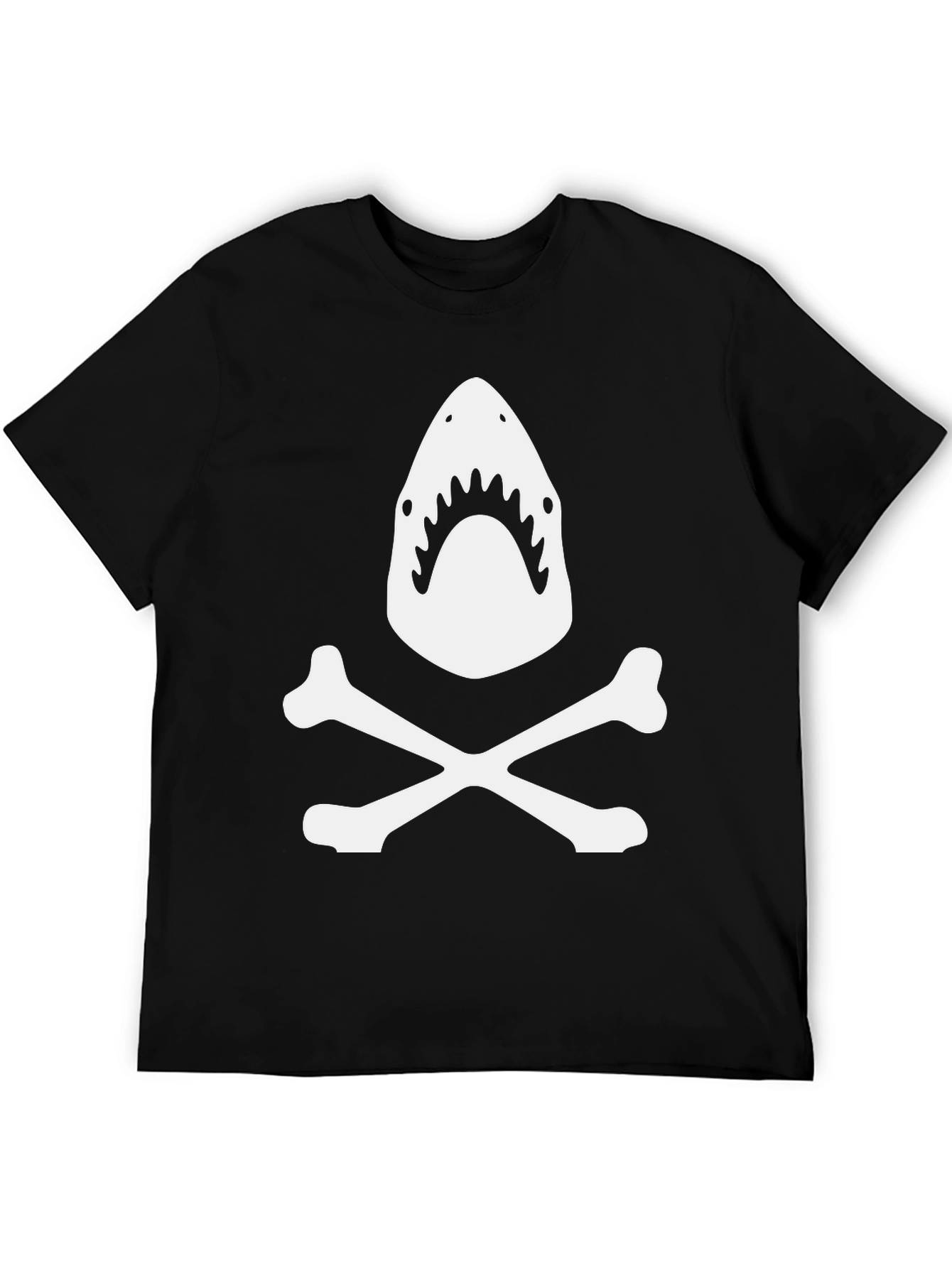Black Shark Skull T-Shirt view 5