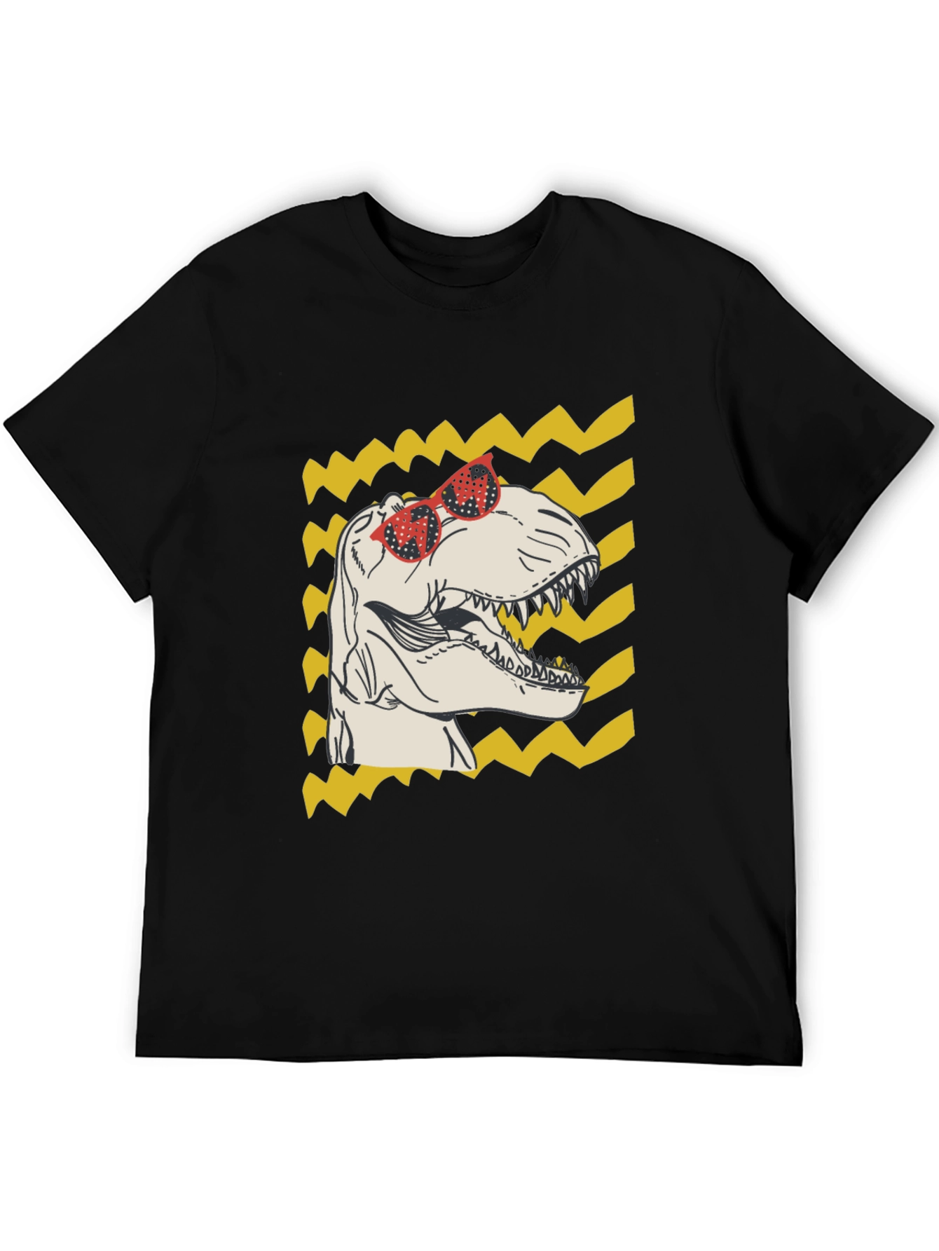 Black Cool Dino T-Shirt view 5