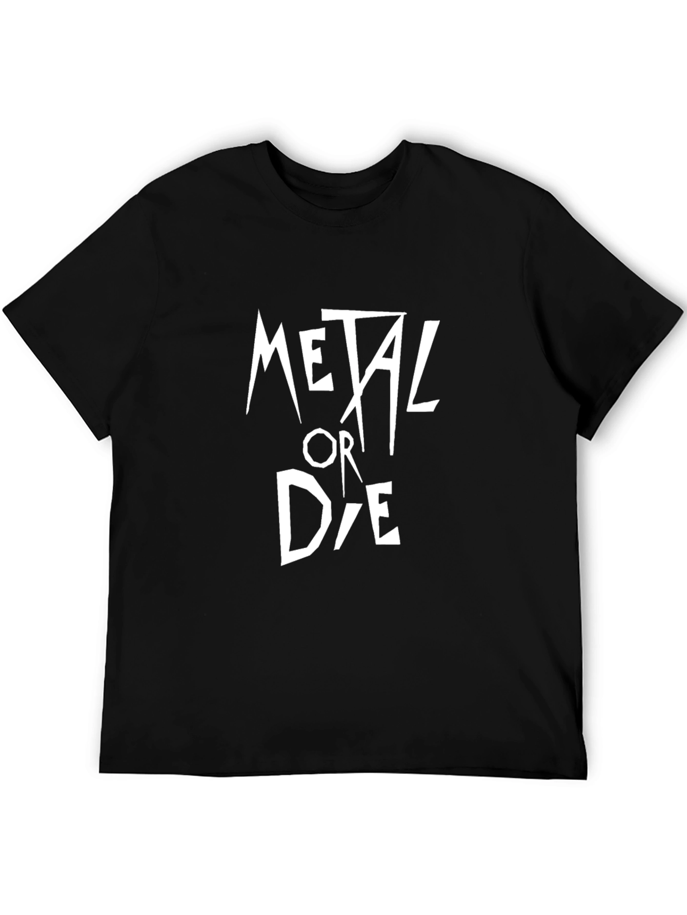 Metal or Die Graphic Tee - Black Cotton - 5