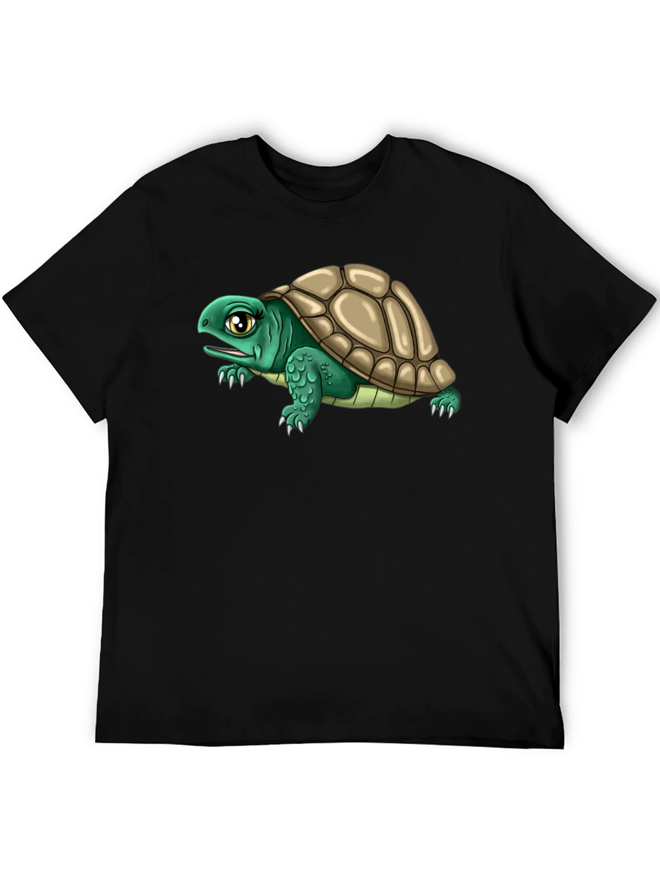 Black Turtle Graphic Black T-Shirt view 5