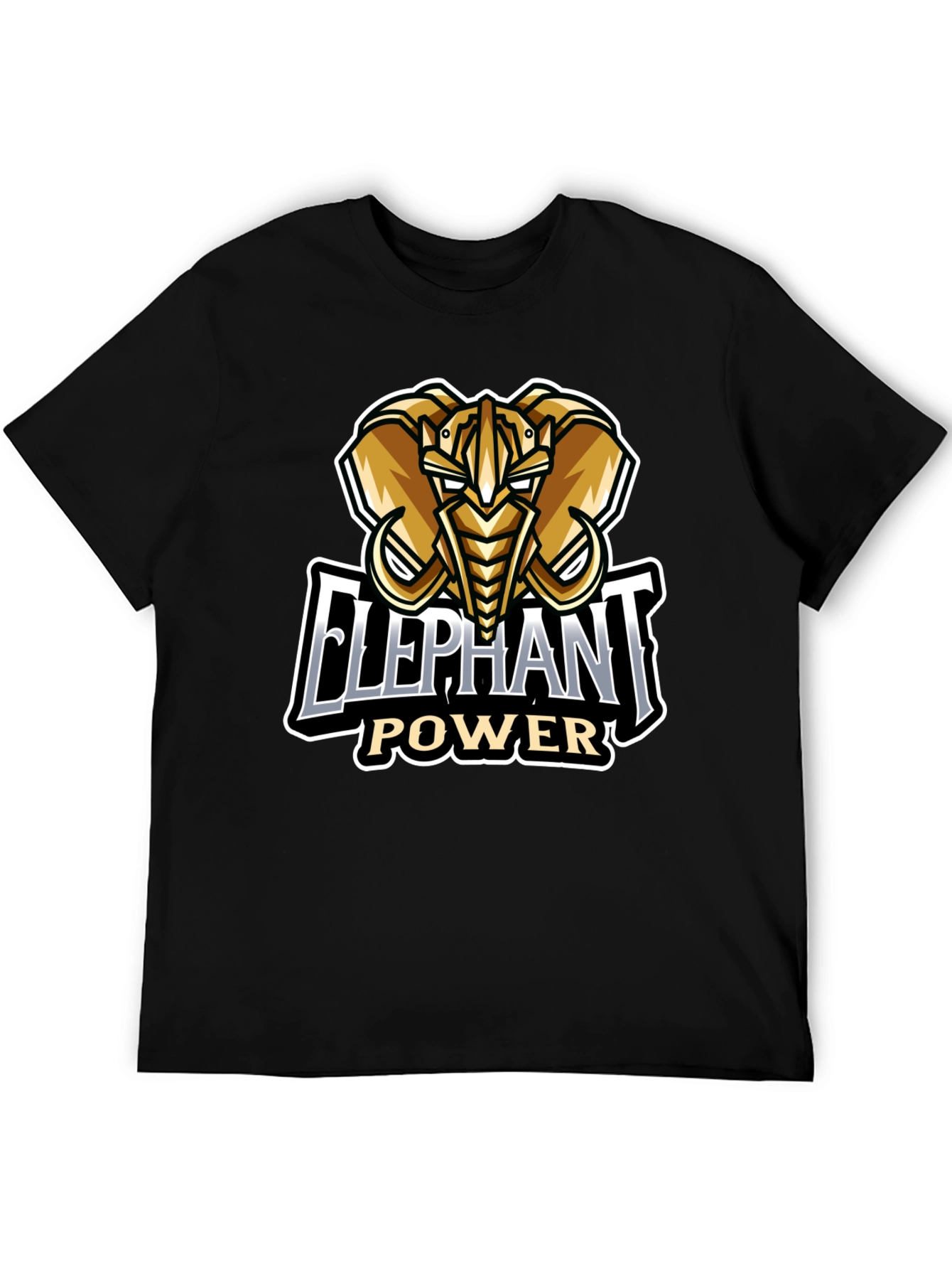 Black Elephant Power Graphic T-Shirt view 5