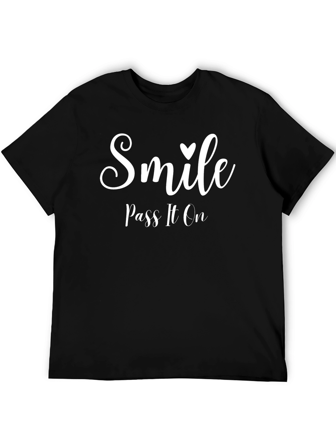 Black Smile Pass It On Black Tee view 5