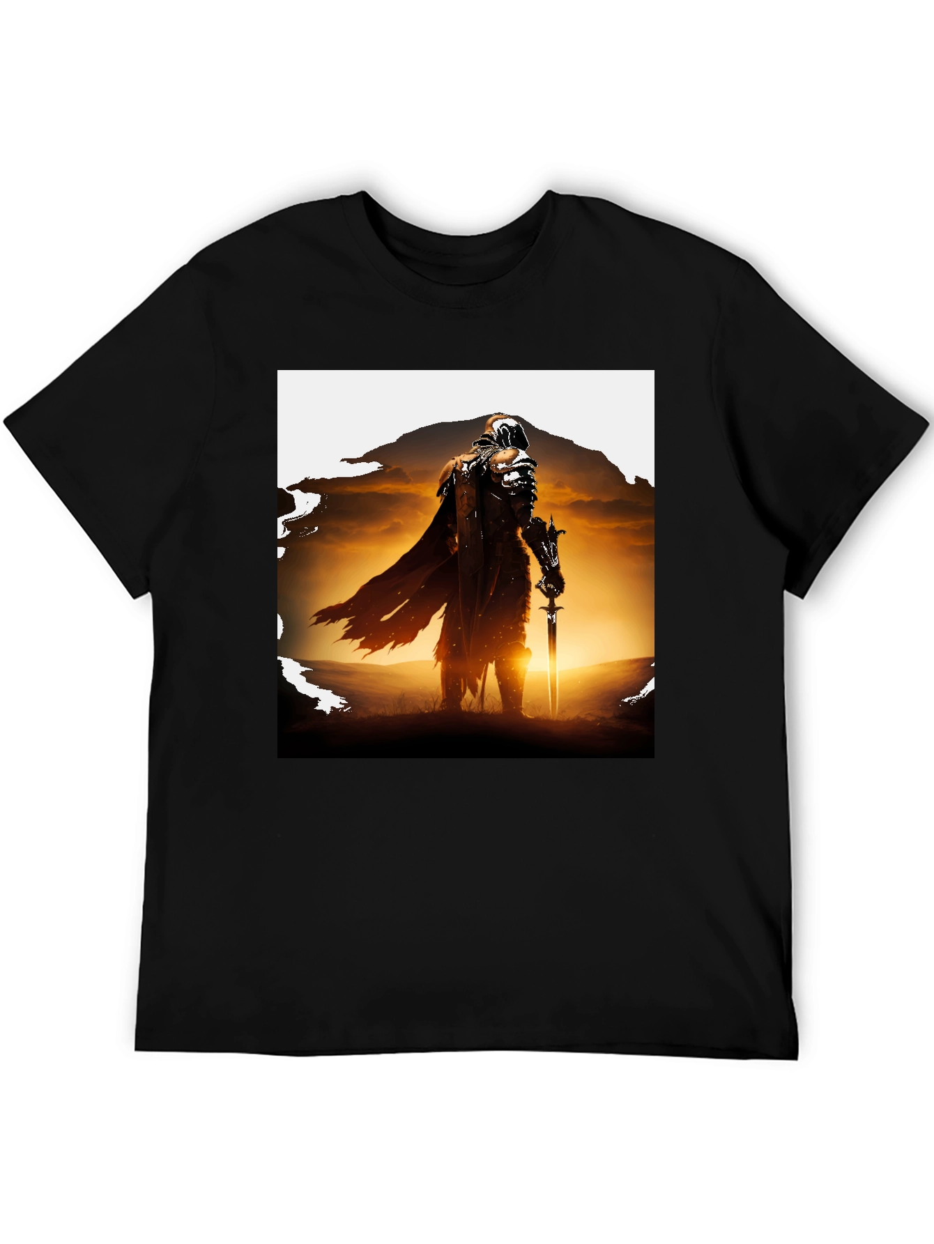 Black Warrior Graphic Tee - Black view 5