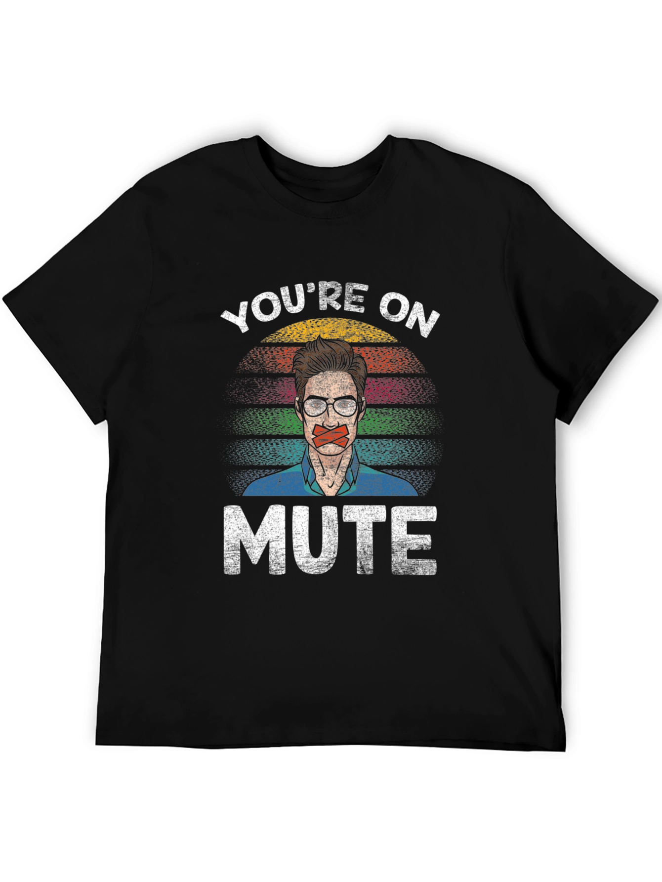 Black You're on Mute Graphic T-Shirt view 5