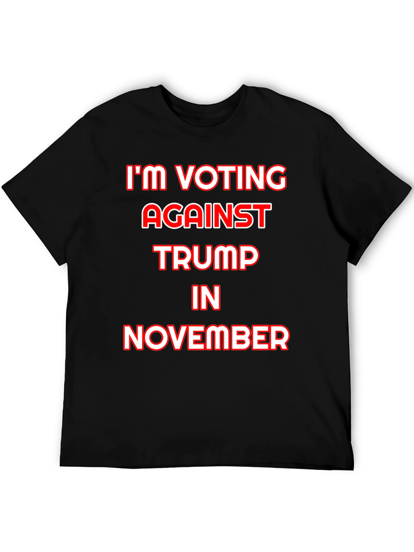 Black Anti-Trump Election T-Shirt view 5