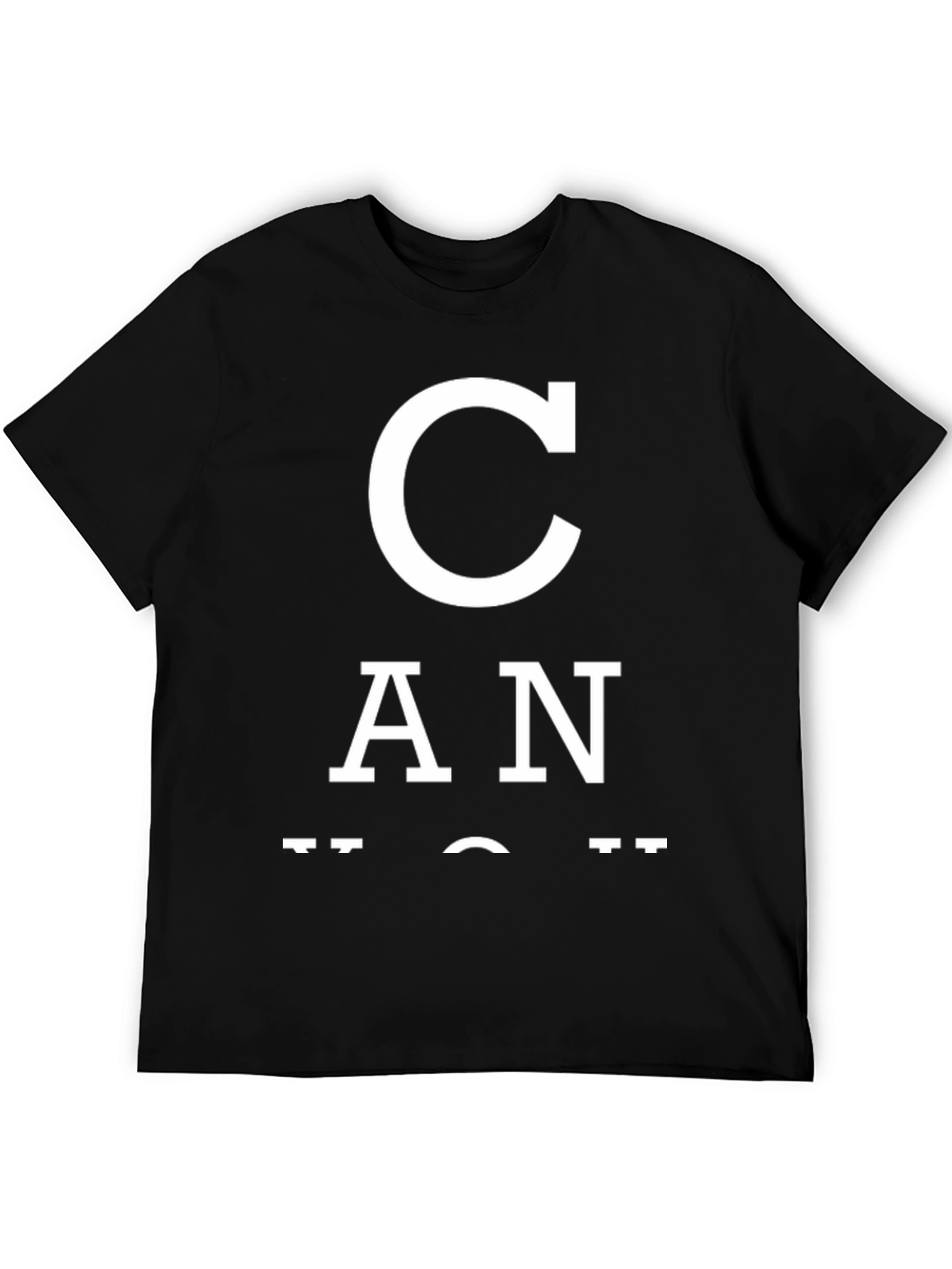 Black Can You Read This Graphic T-Shirt view 5