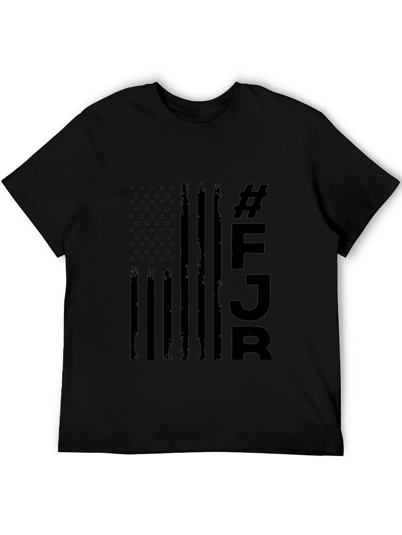 Black Black FJB Graphic Tee - Patriotic Style view 5