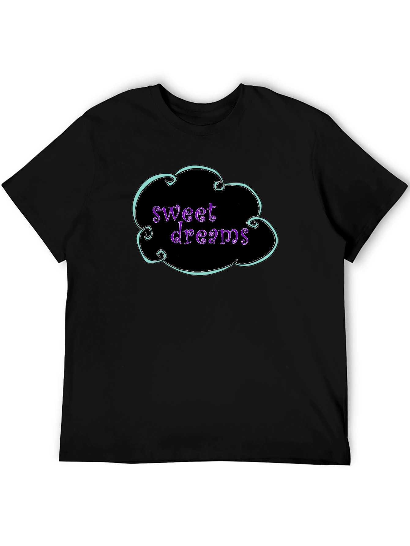 Black Sweet Dreams Graphic Tee - Comfy & Stylish view 5