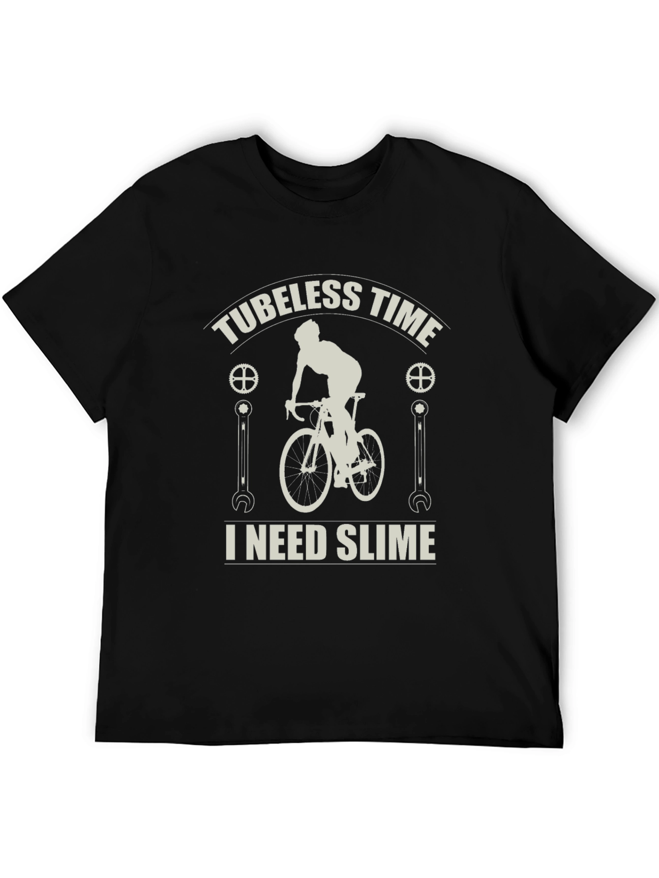 Black Tubeless Time I Need Slime T-Shirt view 5
