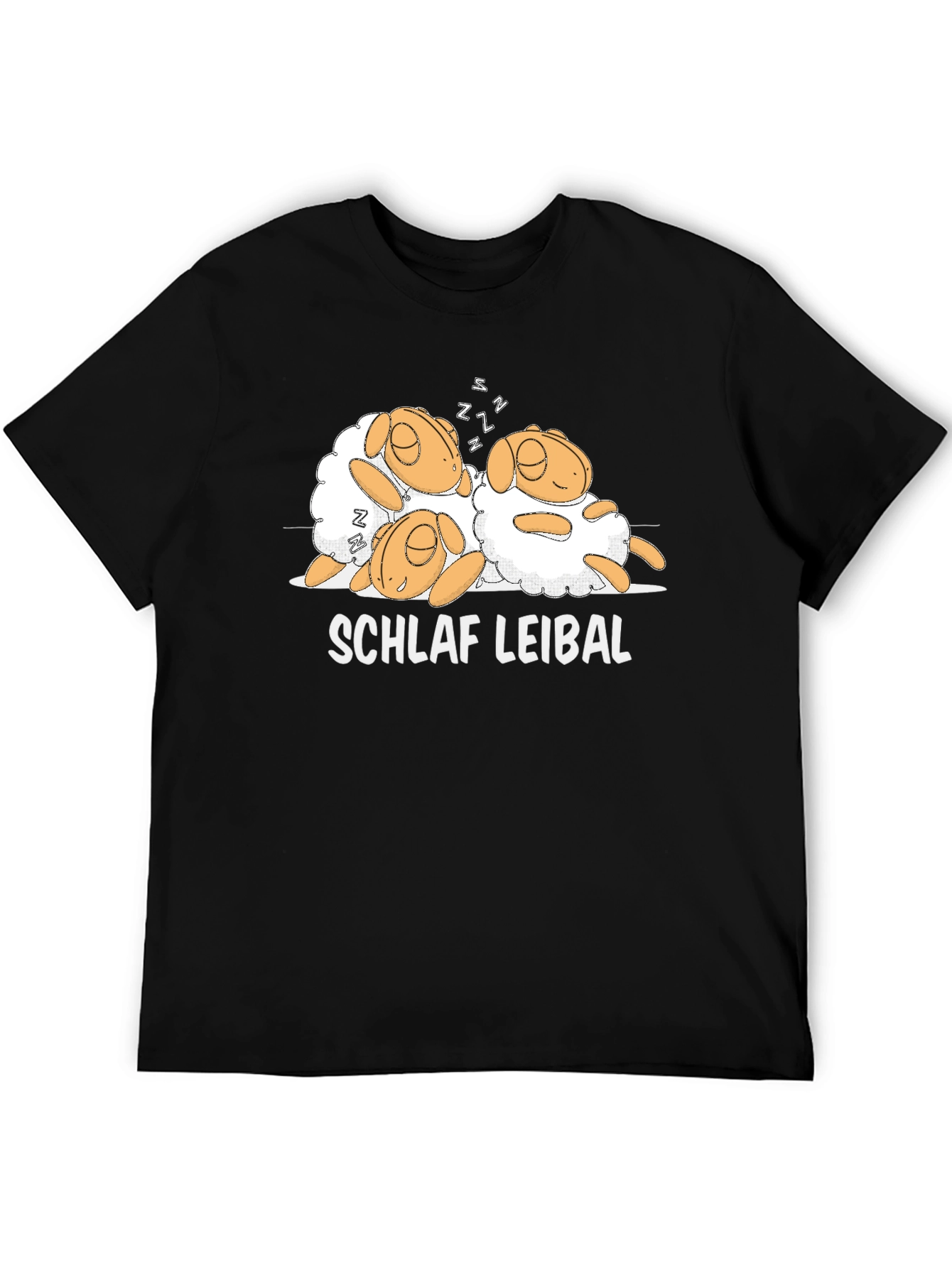 Black Schlaf Leibal Sheep T-Shirt view 5