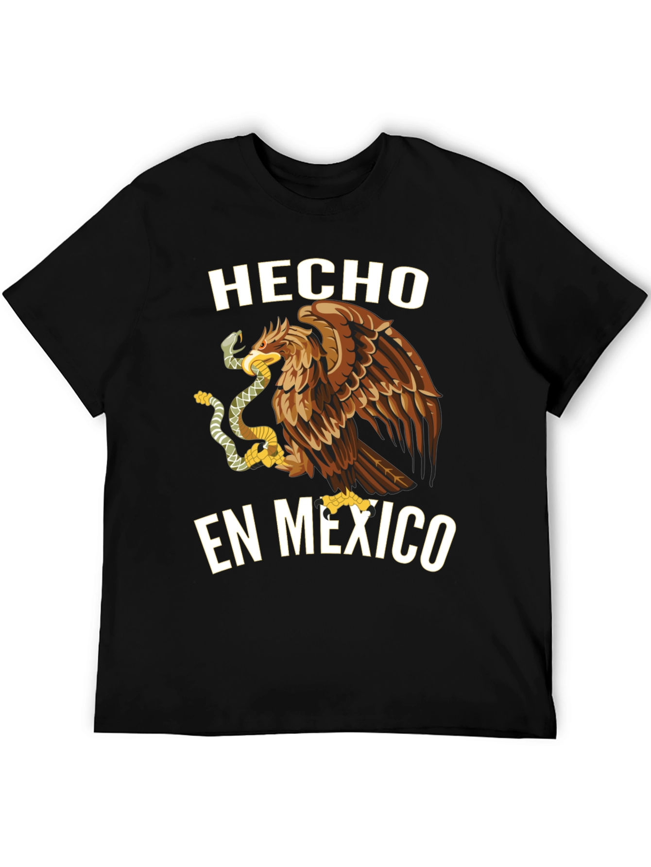 Black Hecho en Mexico Graphic T-Shirt view 5