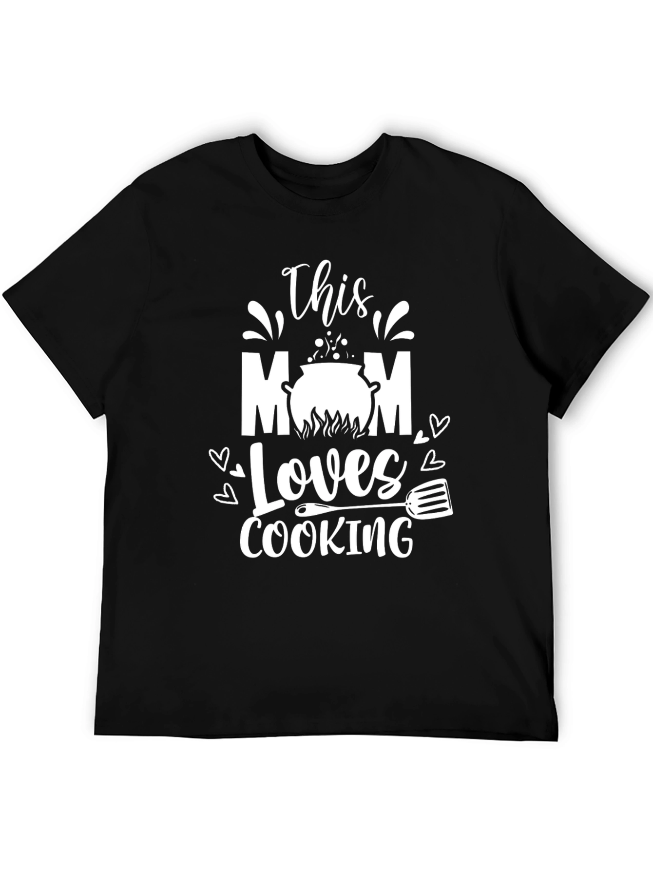 Black This Mom Loves Cooking T-Shirt view 5