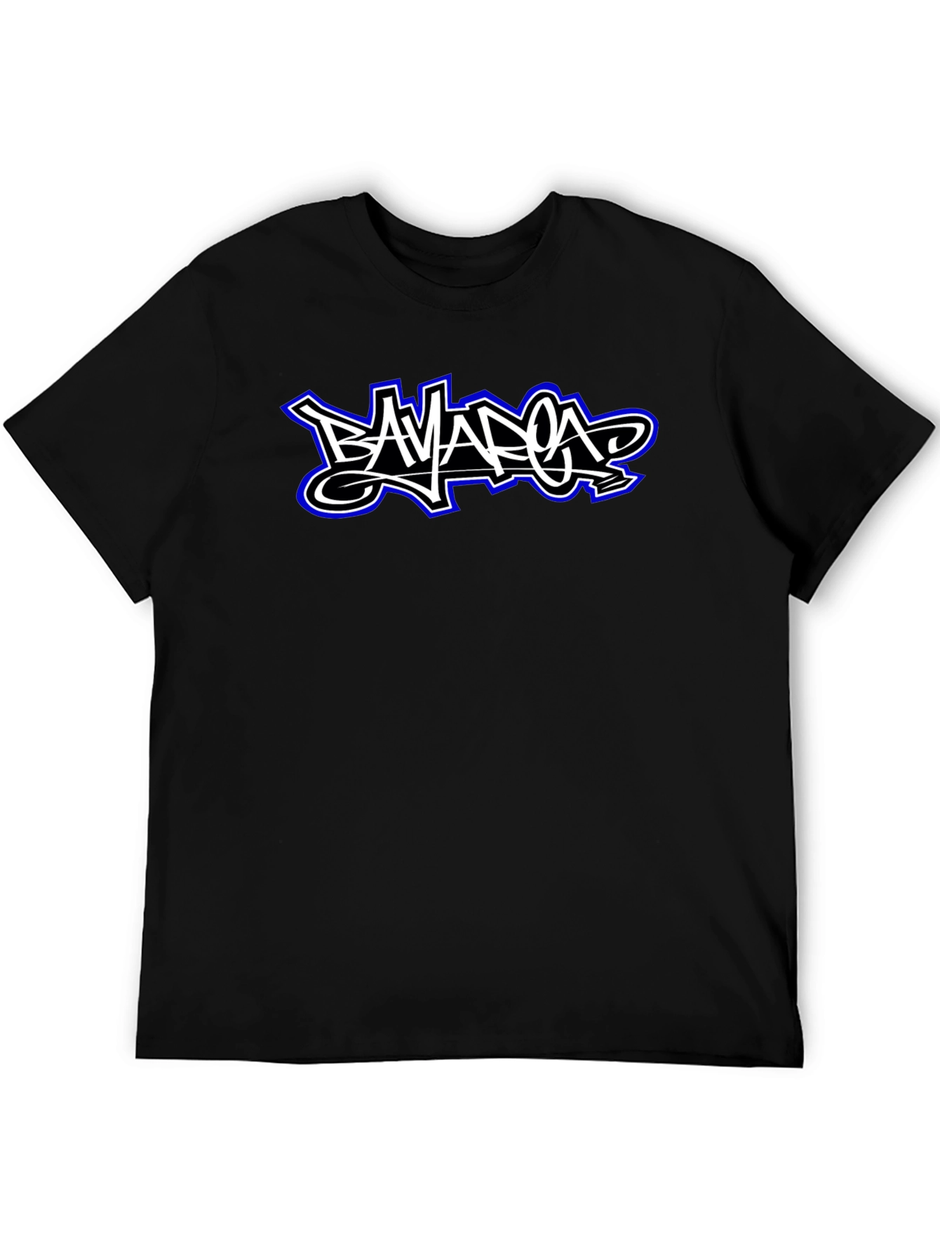Black Black Graphic T-Shirt - Streetwear Inspired Design view 5