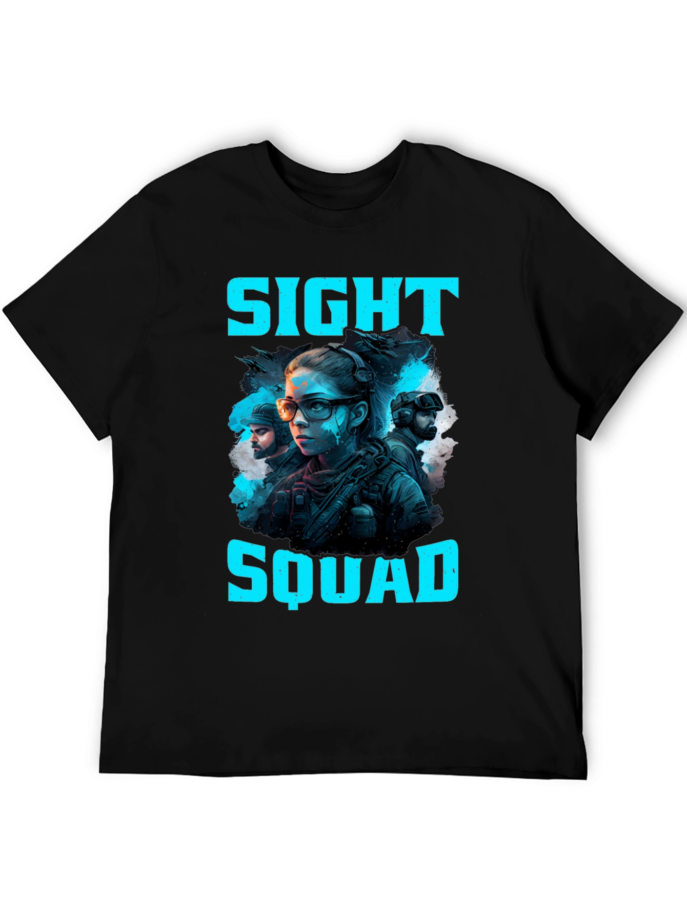 Black Sight Squad Graphic T-Shirt view 5