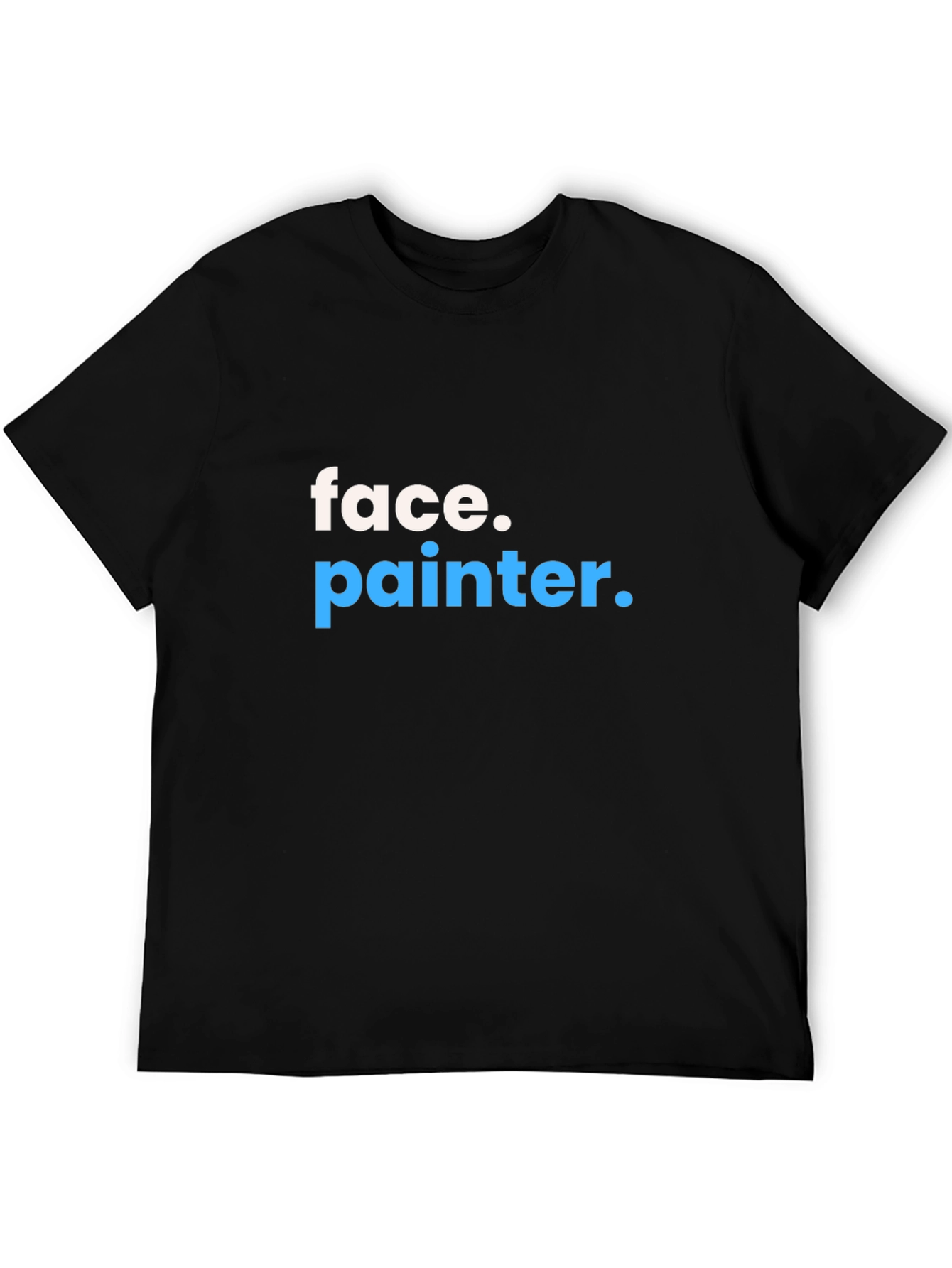 Face Painter T-Shirt - Black Graphic Tee - 5