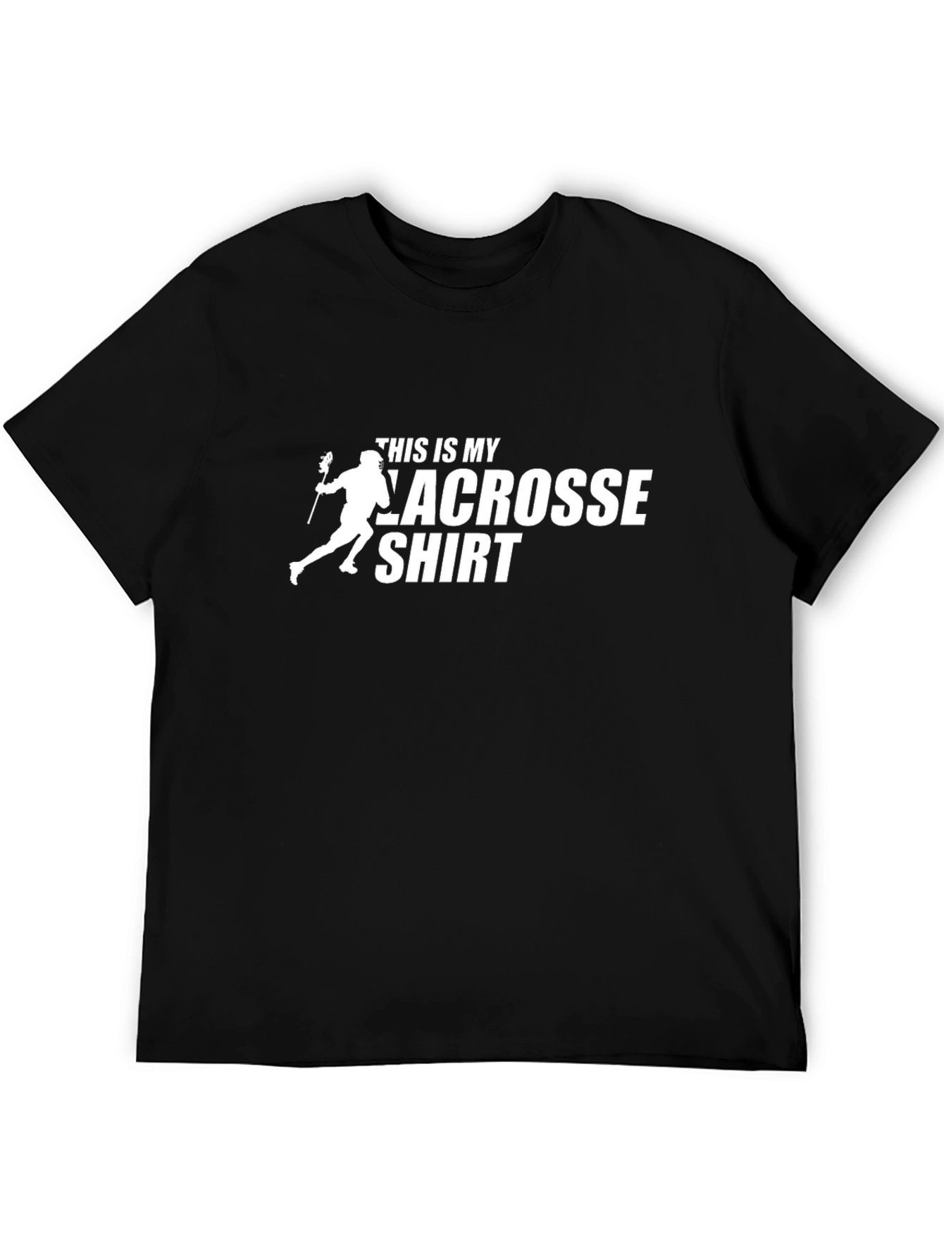 Black This Is My Lacrosse Shirt - Sportswear Tee view 5