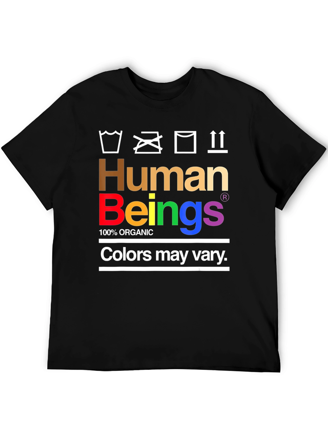 Black Human Beings Organic Pride T-Shirt view 5