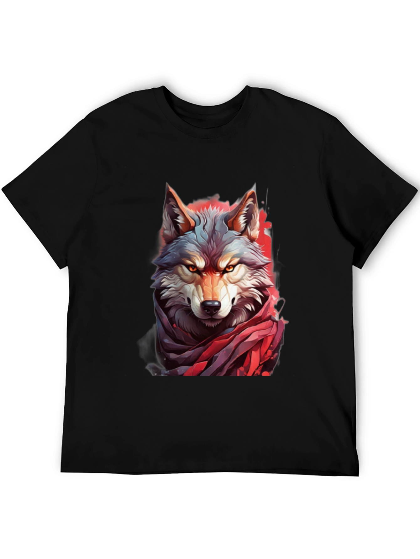 Black Wolf Graphic Tee - Fierce Style view 5