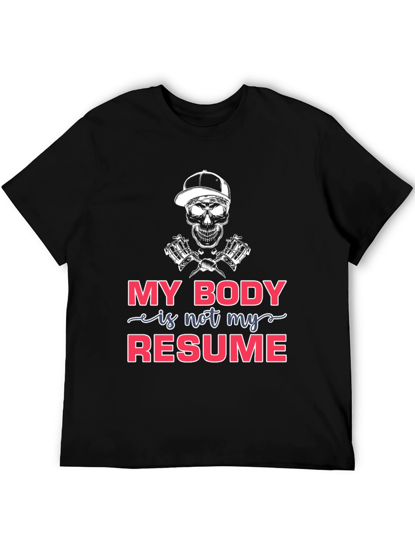 My Body is Not My Resume T-Shirt - Black - 5