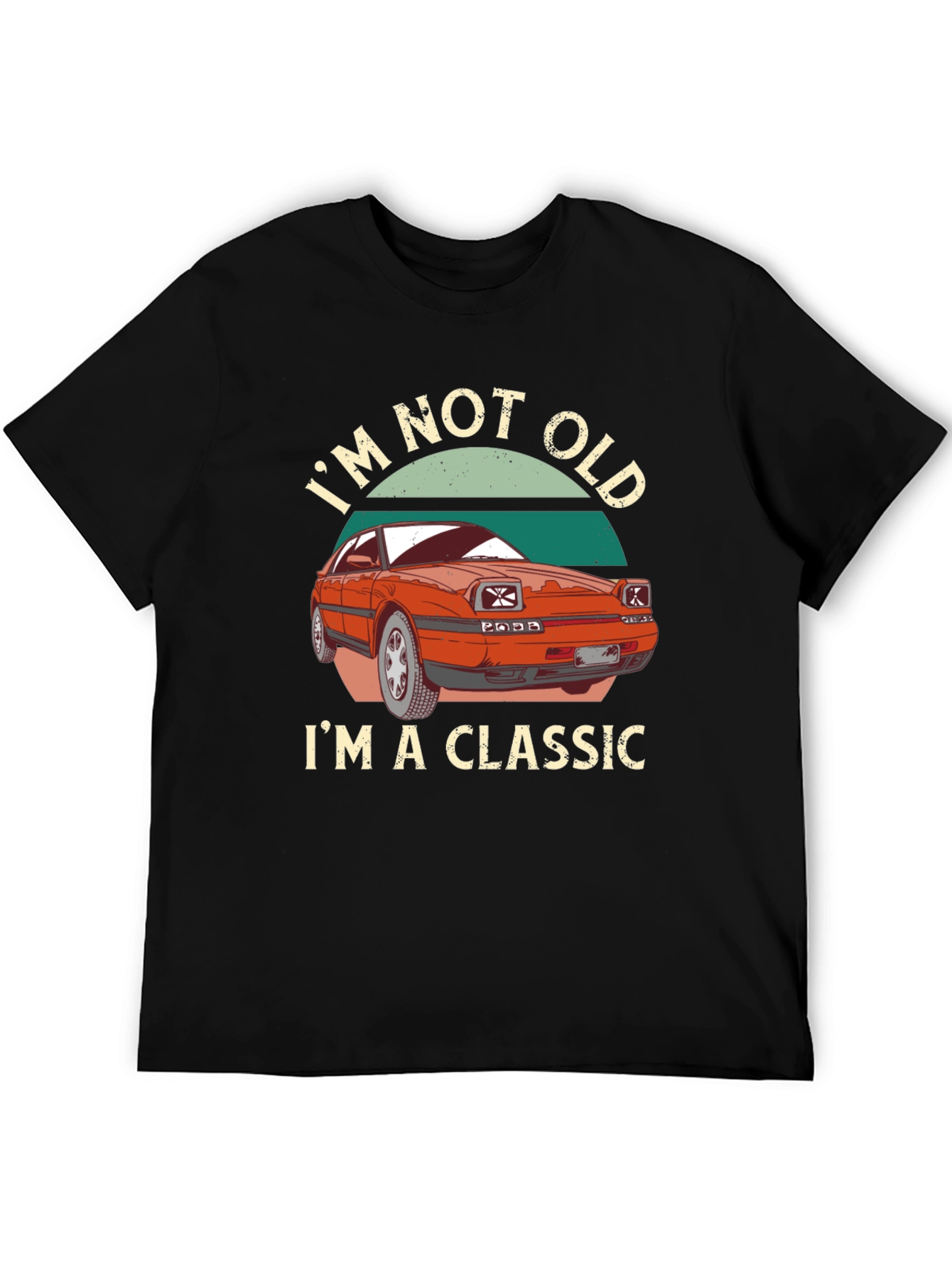 Black I'm Not Old I'm A Classic Car T-Shirt view 5