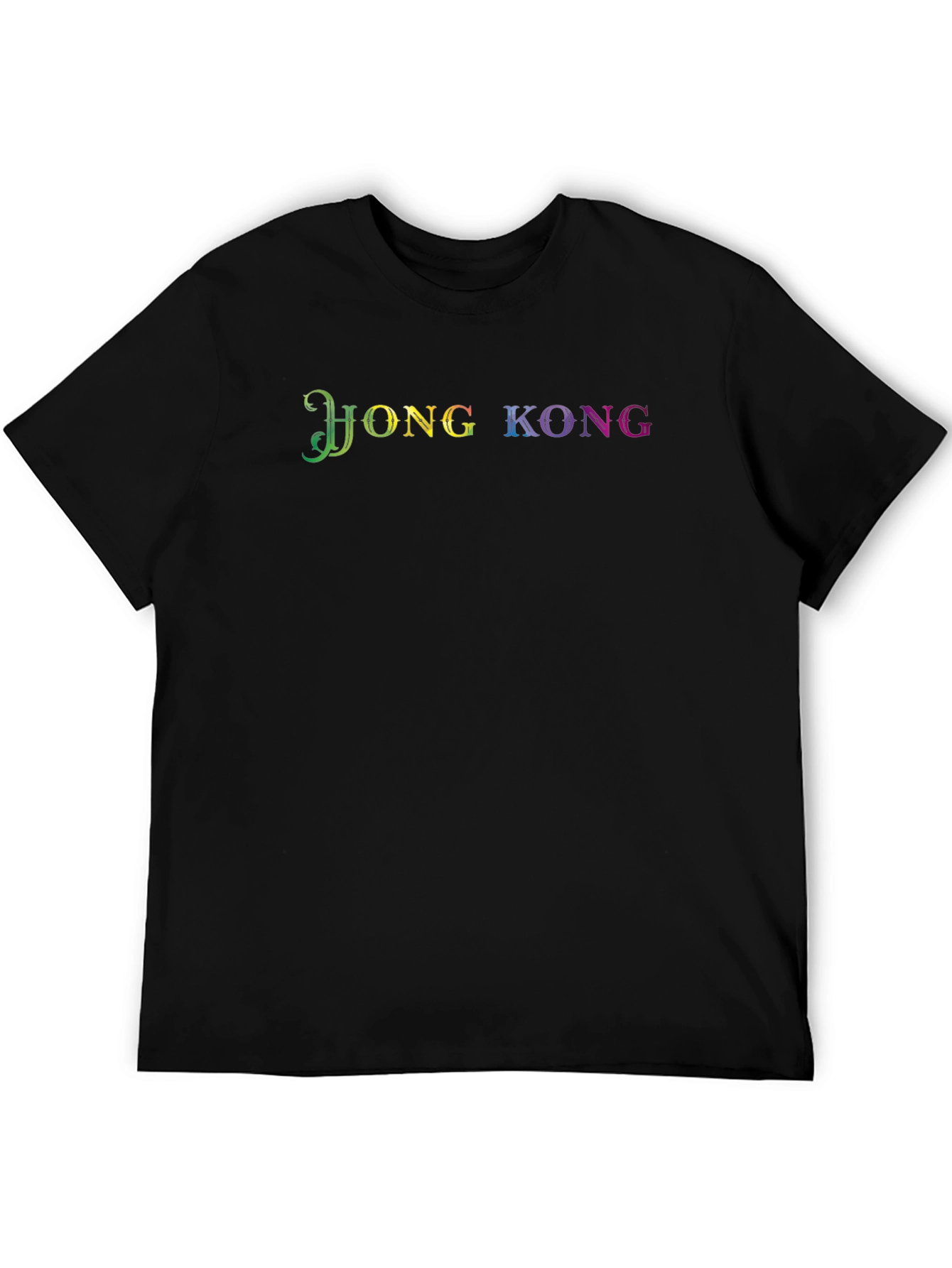 Rainbow Hong Kong Graphic Tee - 5