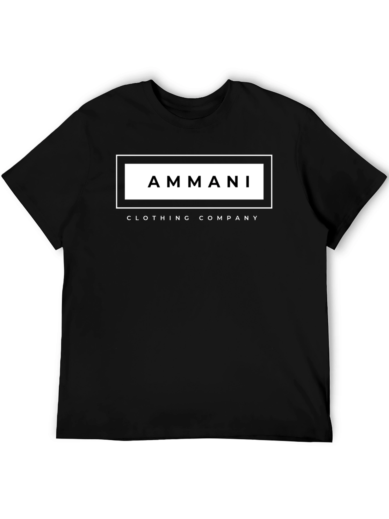 Black Ammani Clothing Company Black Graphic T-Shirt view 5