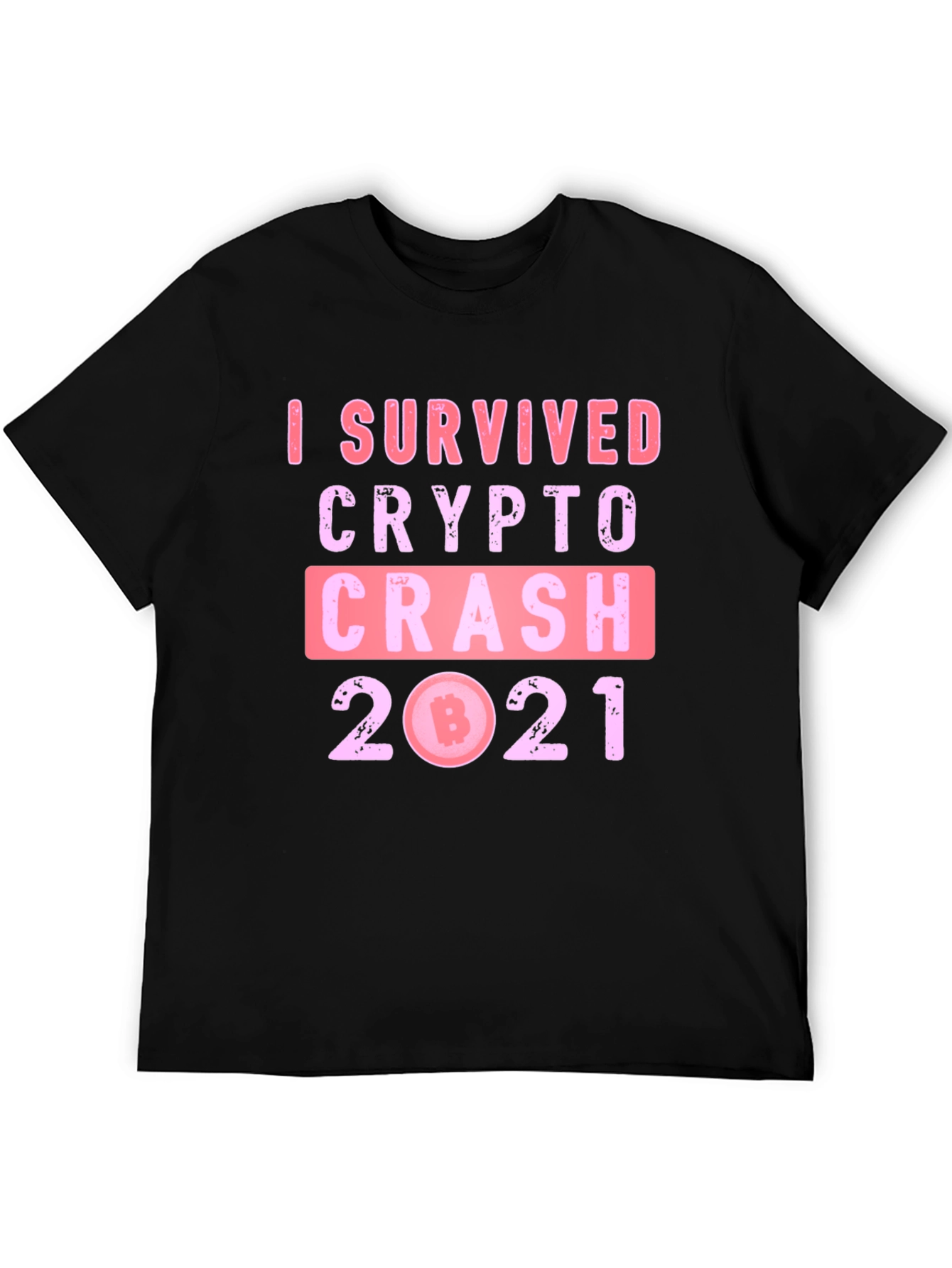 Black Crypto Crash 2021 Survivor Tee view 5